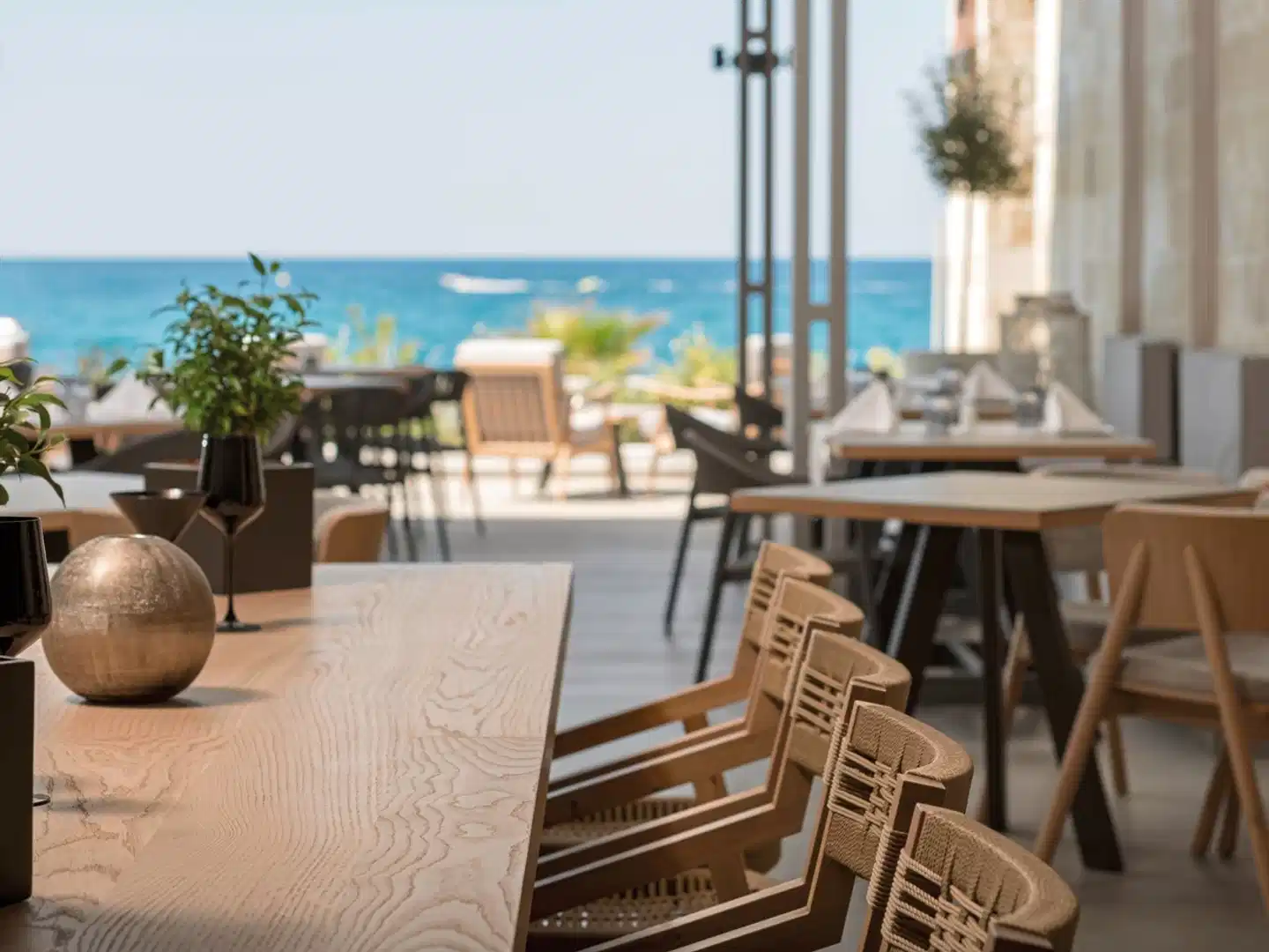 Ikones Seafront Luxury Suites Terrasse