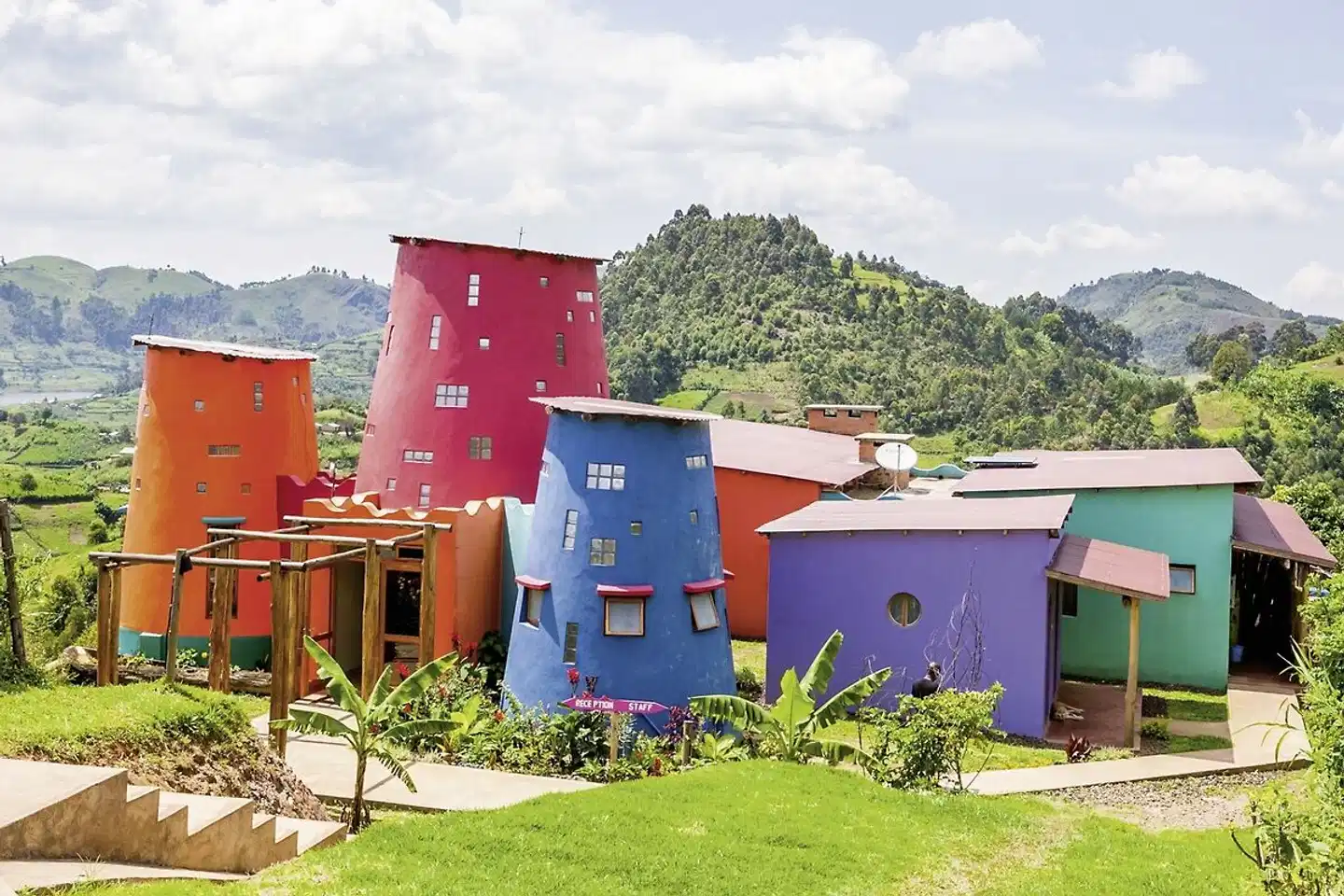 Uganda Entdecken Terrasse