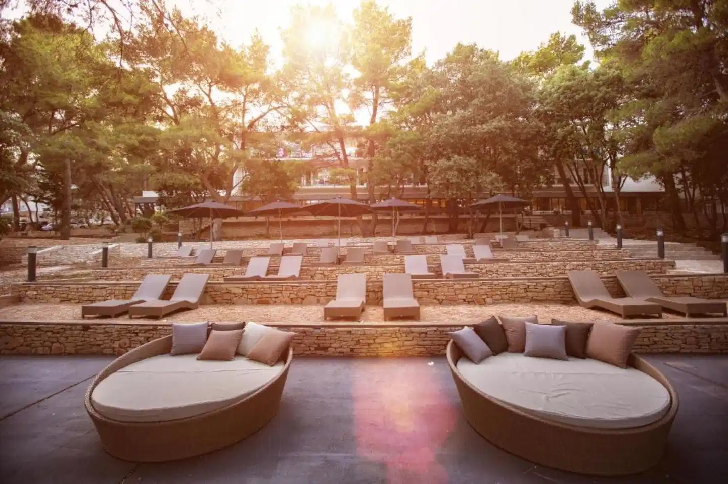 Aminess Younique Senses Resort Terrasse