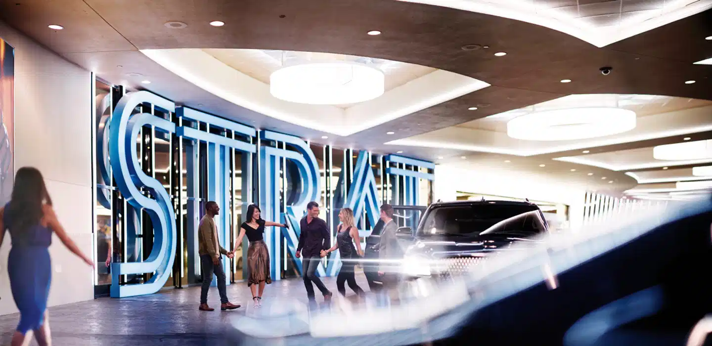 The STRAT Hotel Casino & Skypod Lobby