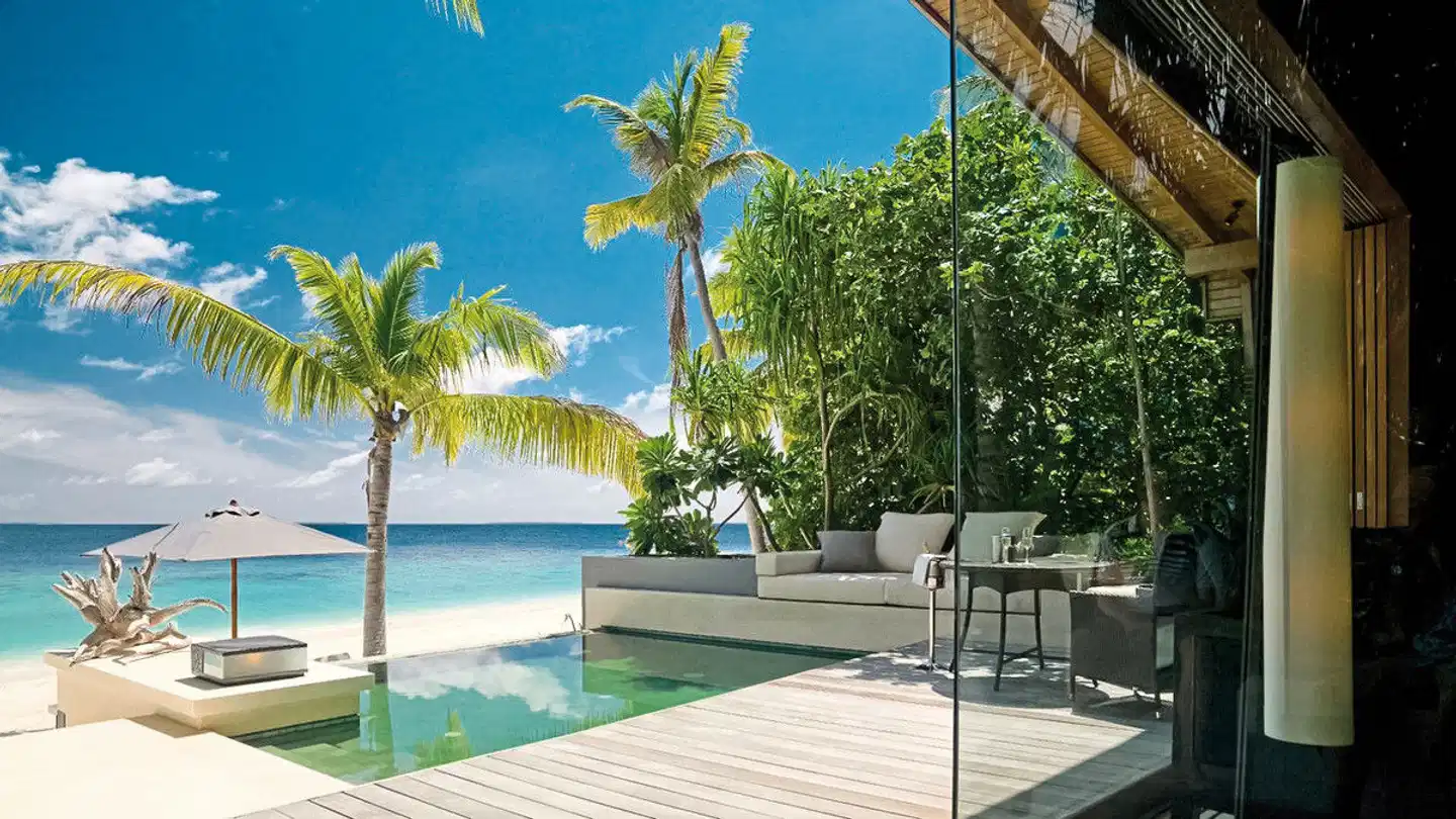 Park Hyatt Maldives Hadahaa Terrasse