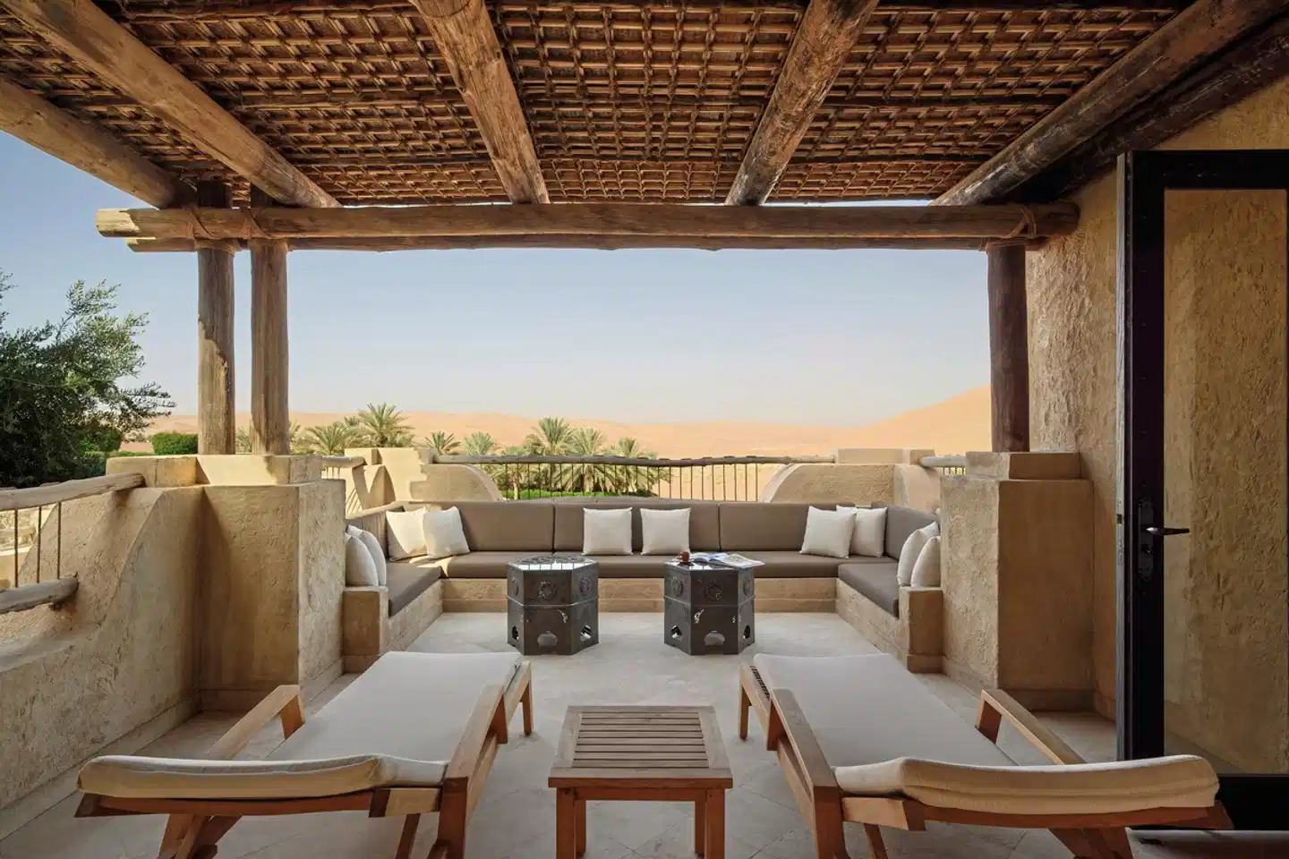 Anantara Qasr Al Sarab Desert Resort Terrasse
