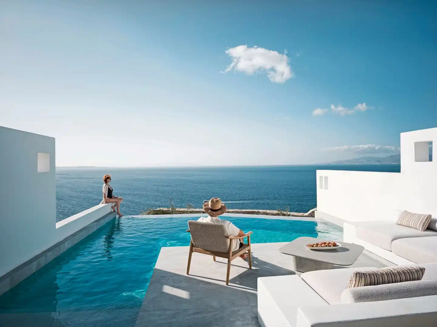 Deos Mykonos - A Myconian Collection Hotel Terrasse