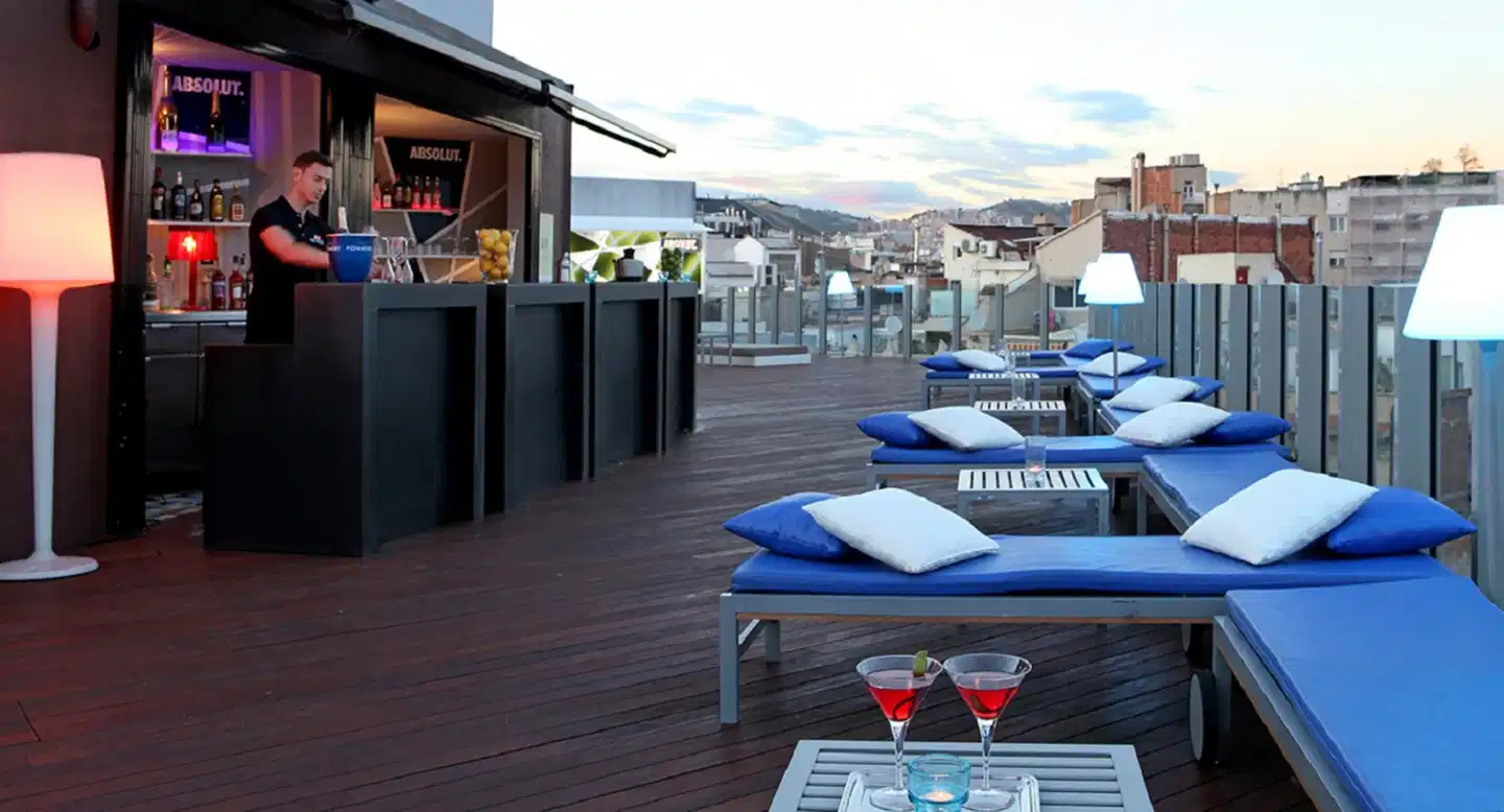 Axel Hotel Barcelona & Urban Spa - Adults Only Terrasse