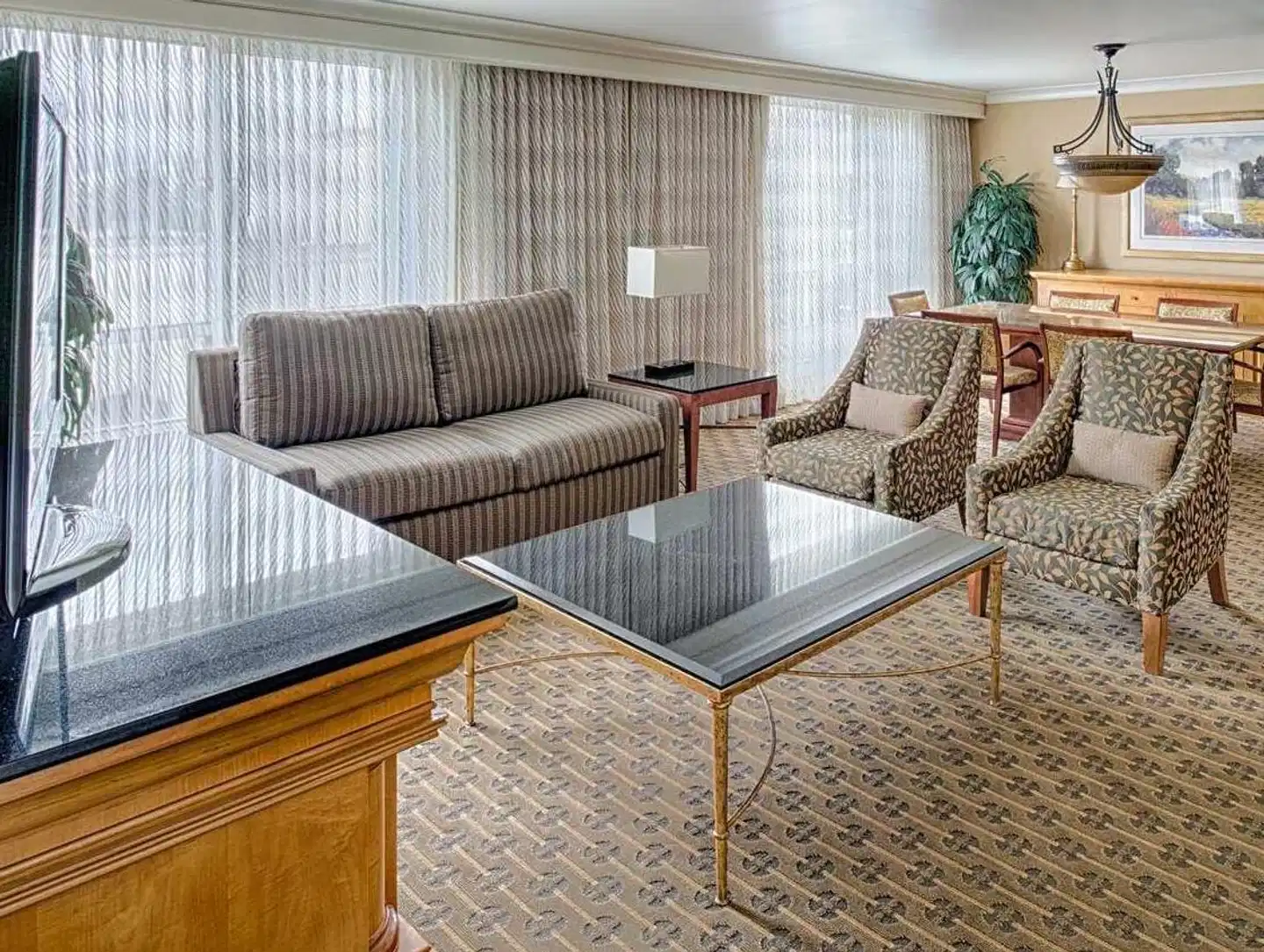 Seattle Airport Hilton Lobby