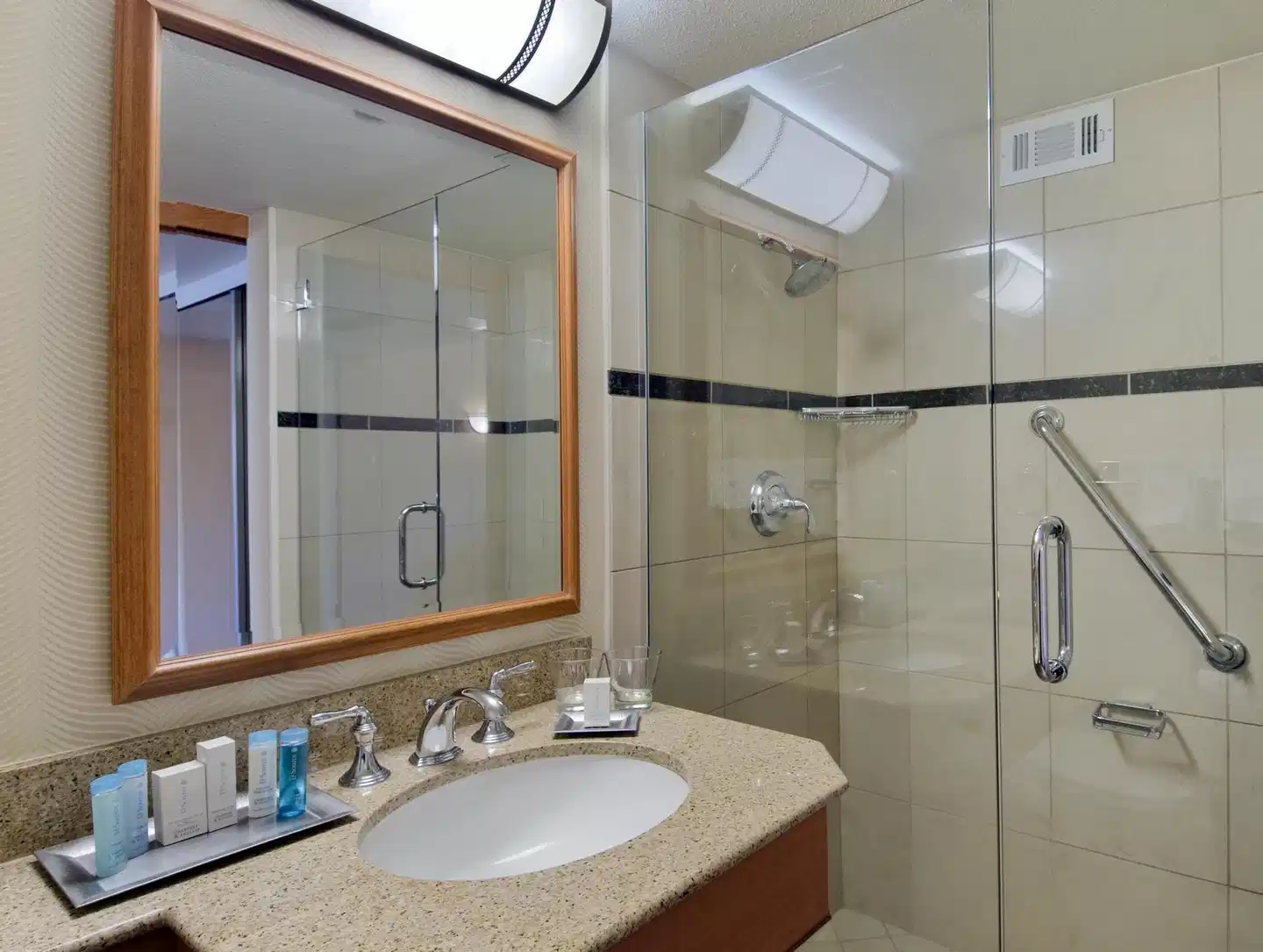 Seattle Airport Hilton Badezimmer