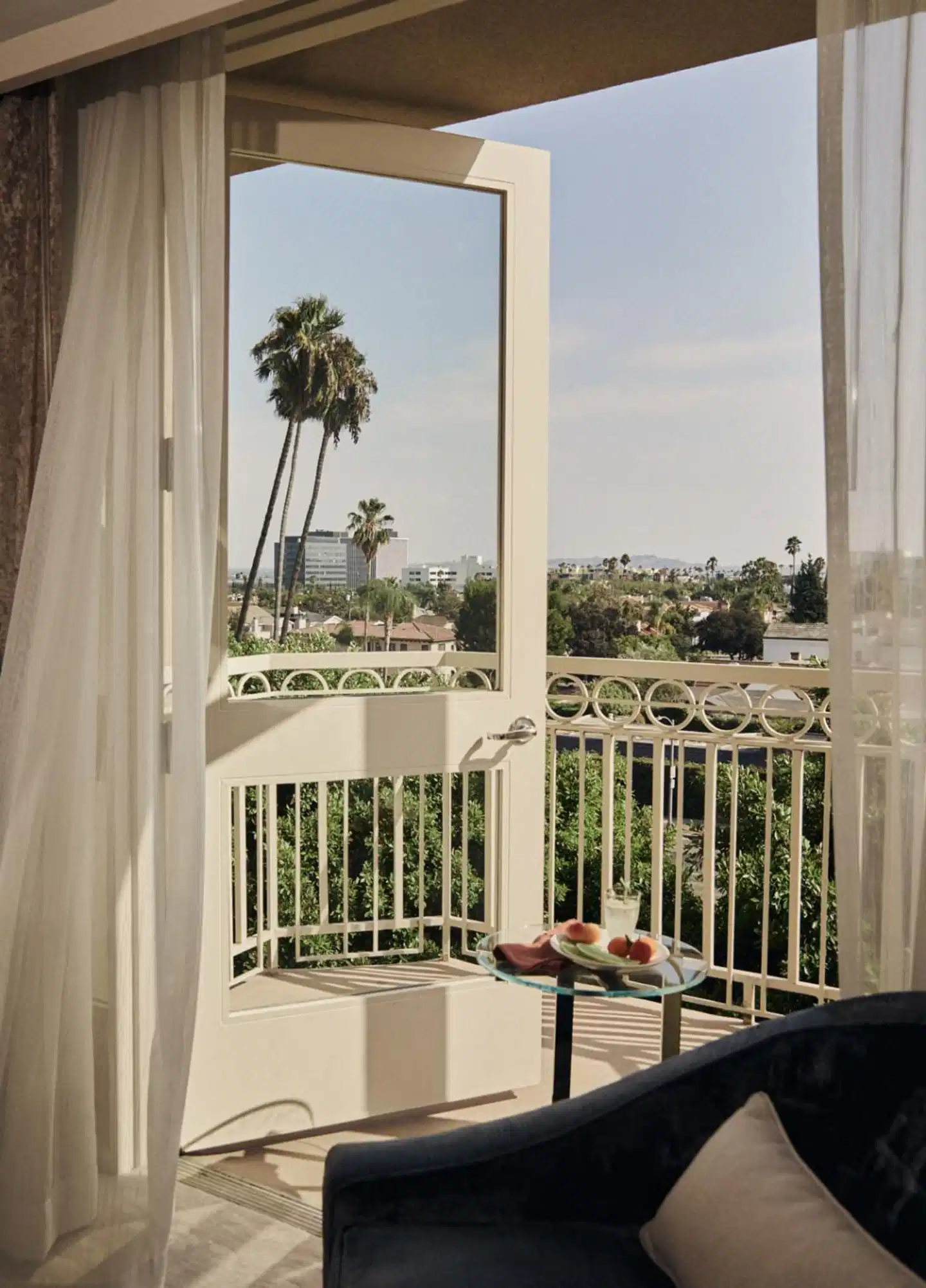 L'Ermitage Beverly Hills Terrasse