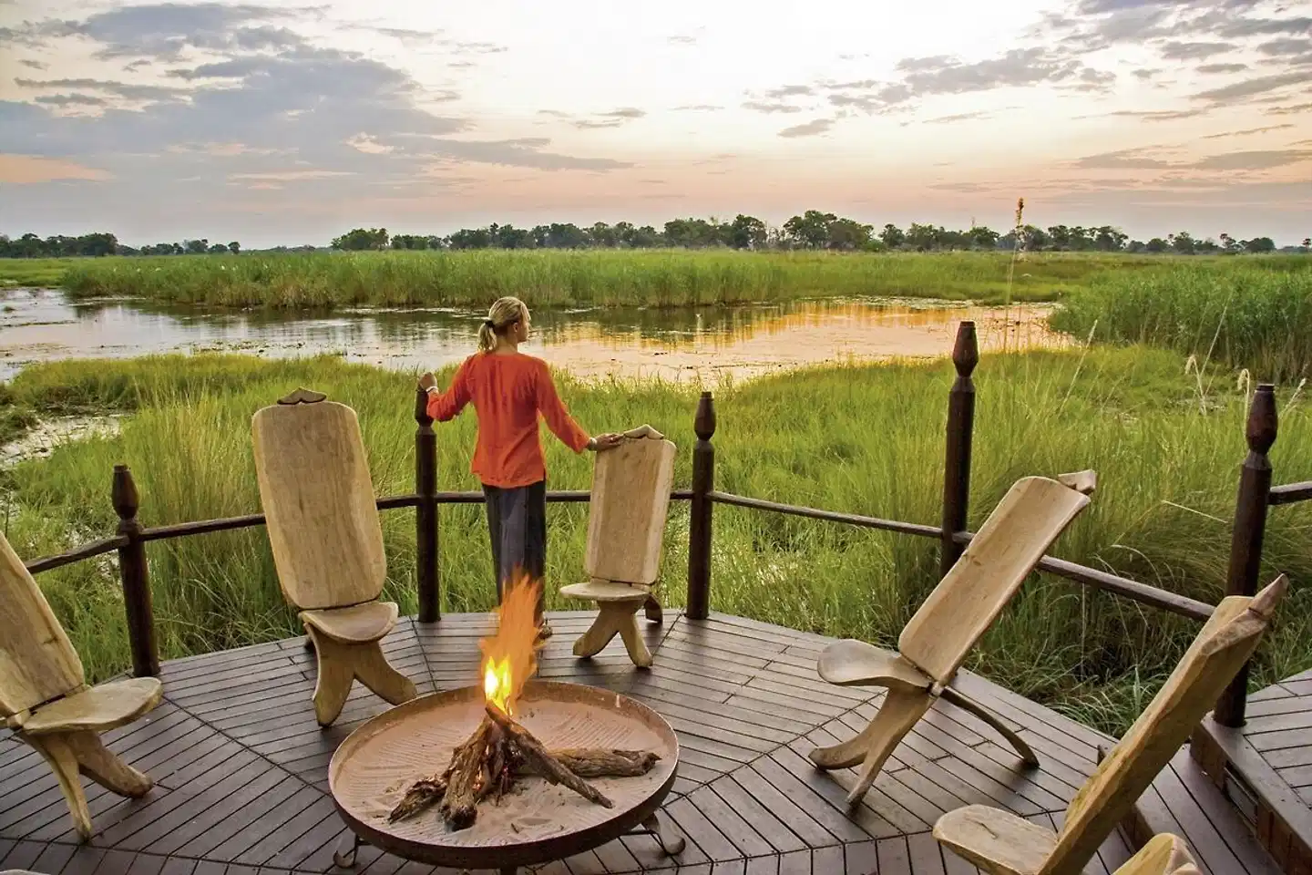 Sanctuary Baines Camp Terrasse