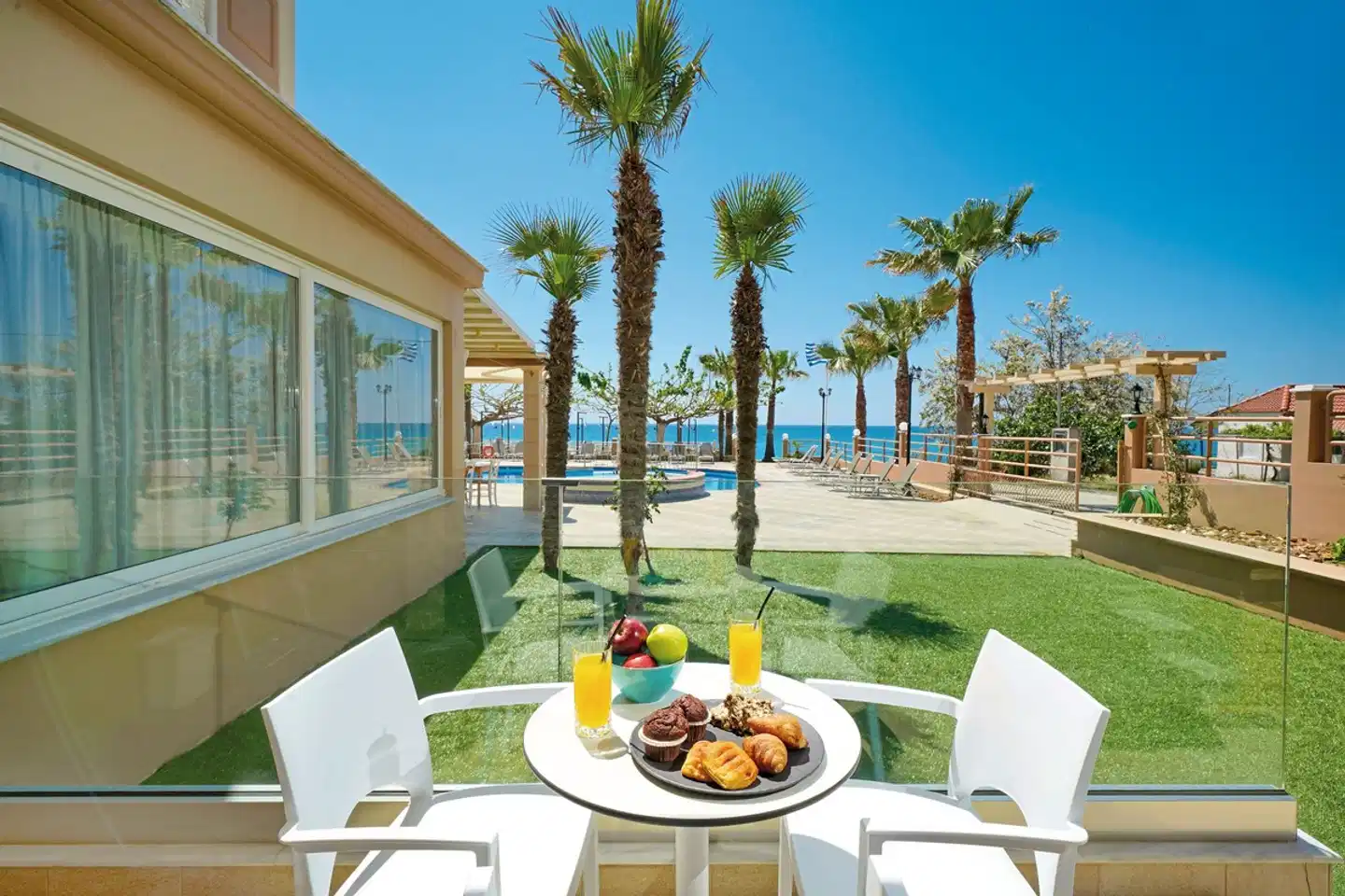 Blue View Superior Suites Terrasse