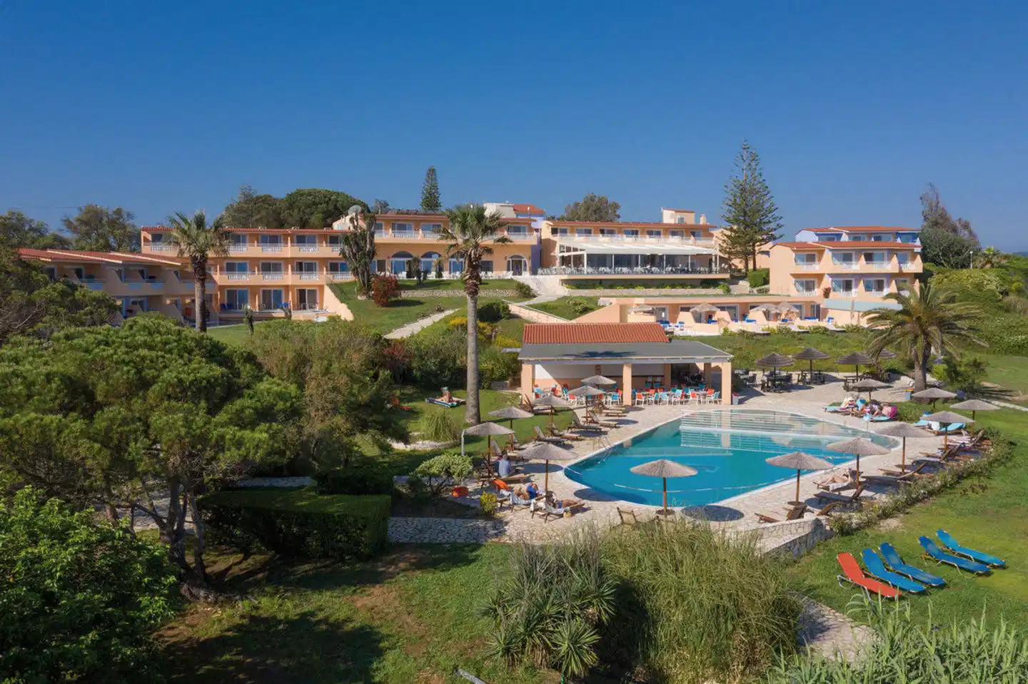 Ibiscus Hotel Corfu Aussenansicht