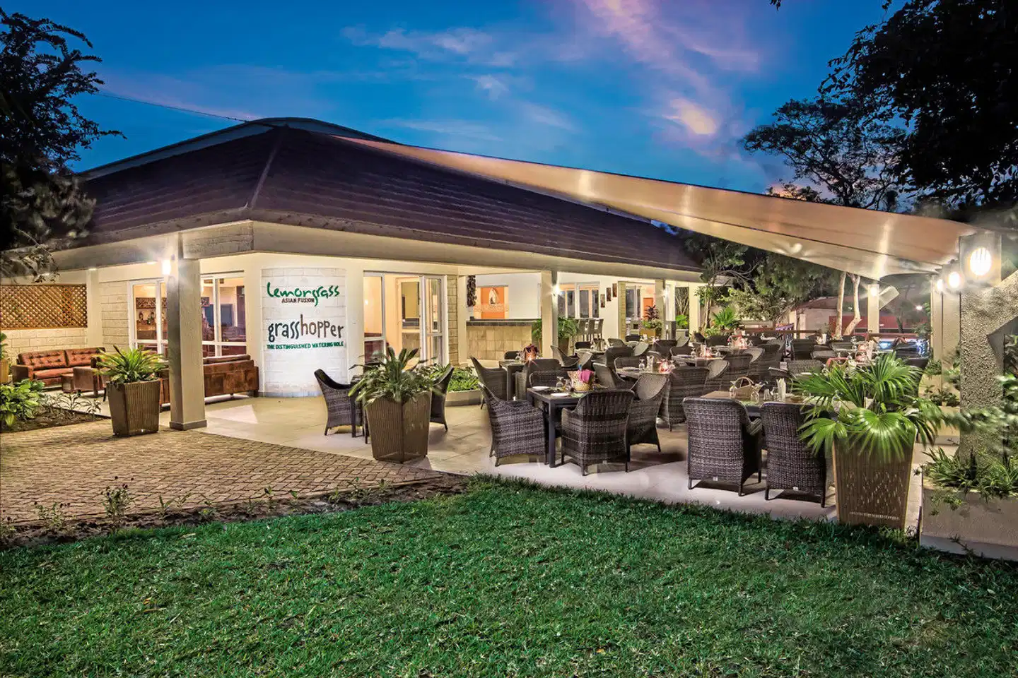 Leopard Beach Resort & Spa Terrasse