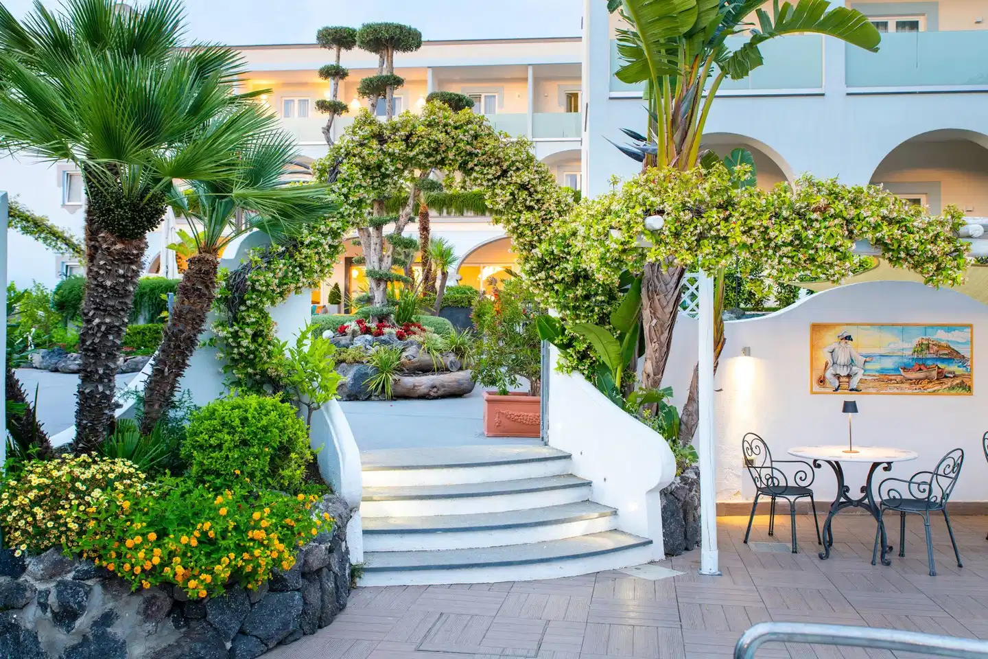 Hermitage Resort & Thermal Spa Terrasse