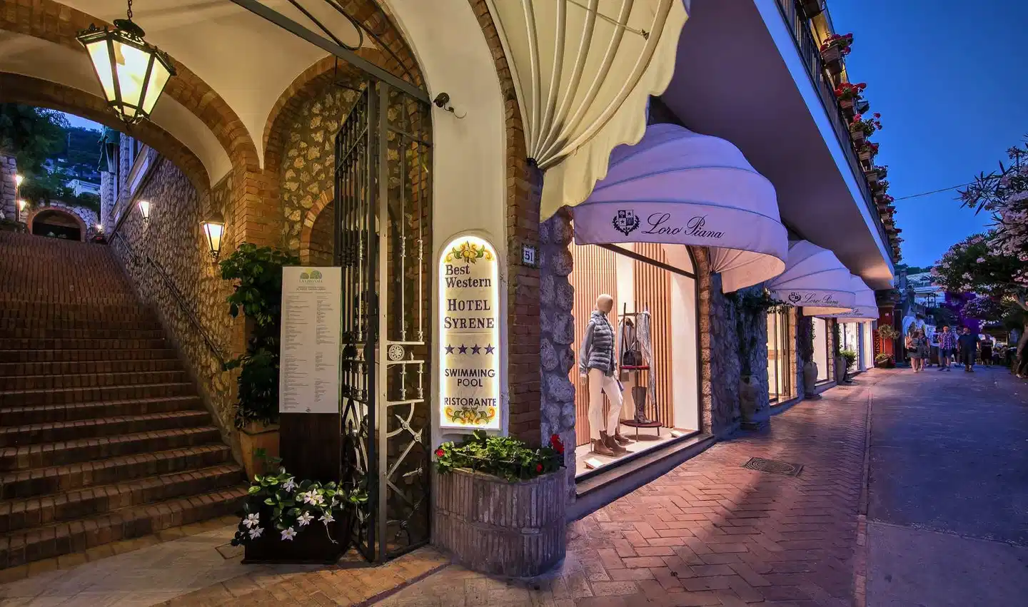 Hotel Syrene Capri Lobby