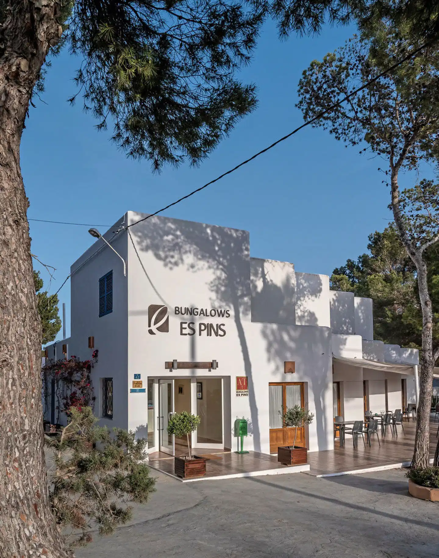 Es Pins Bungalows Aussenansicht