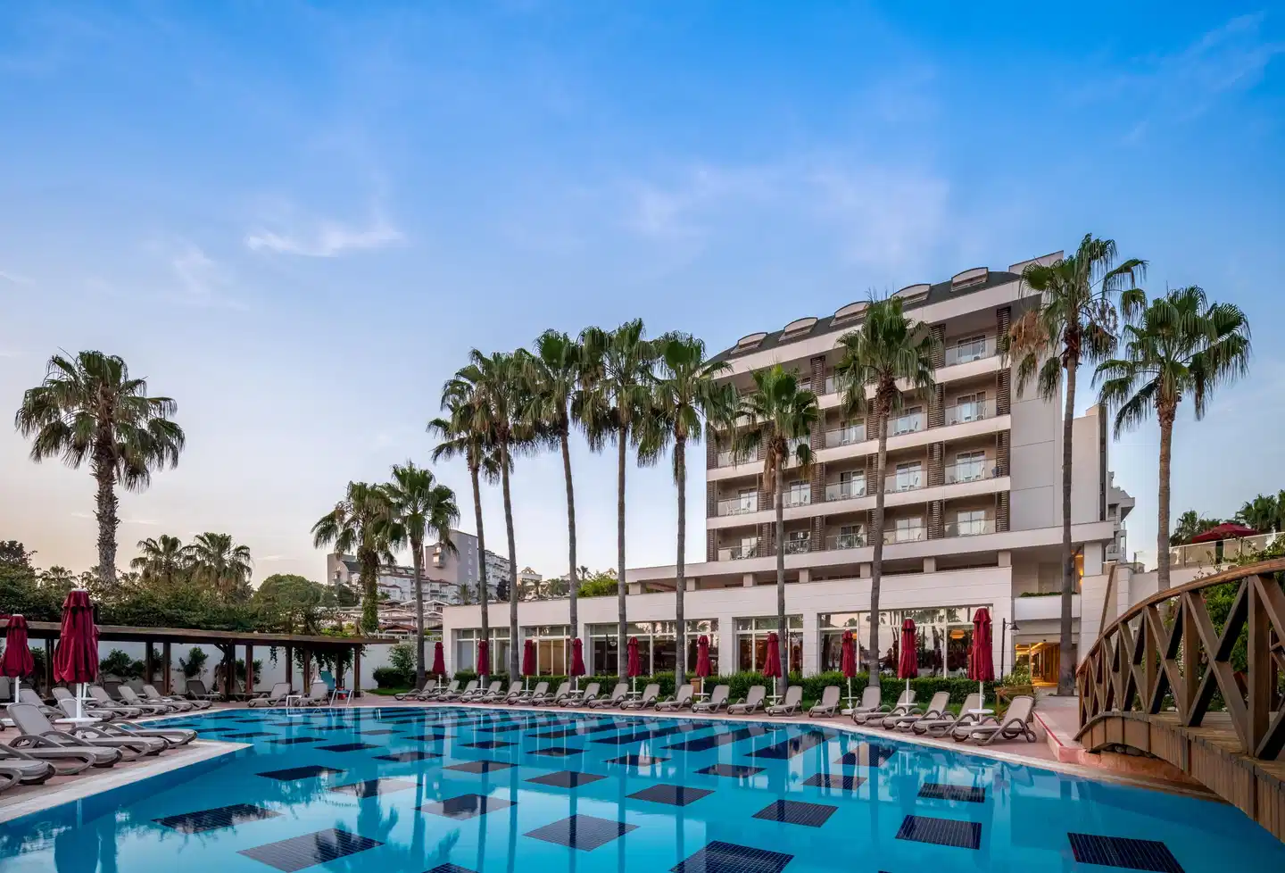 Trendy Palm Beach Adults only Pool