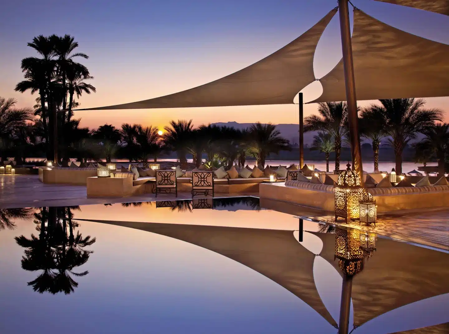 Hilton Luxor Resort & Spa Terrasse