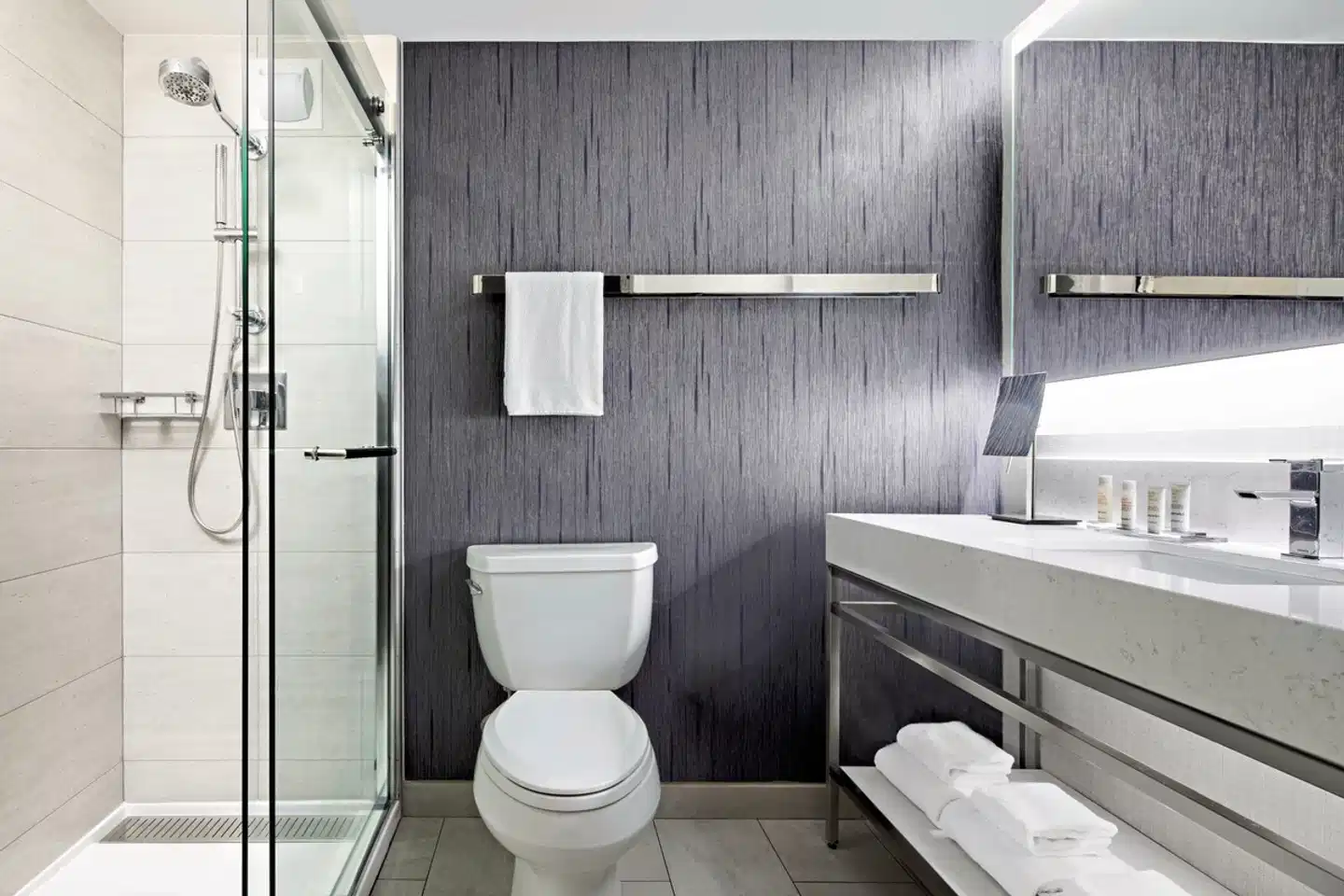 New York Marriott Marquis Badezimmer