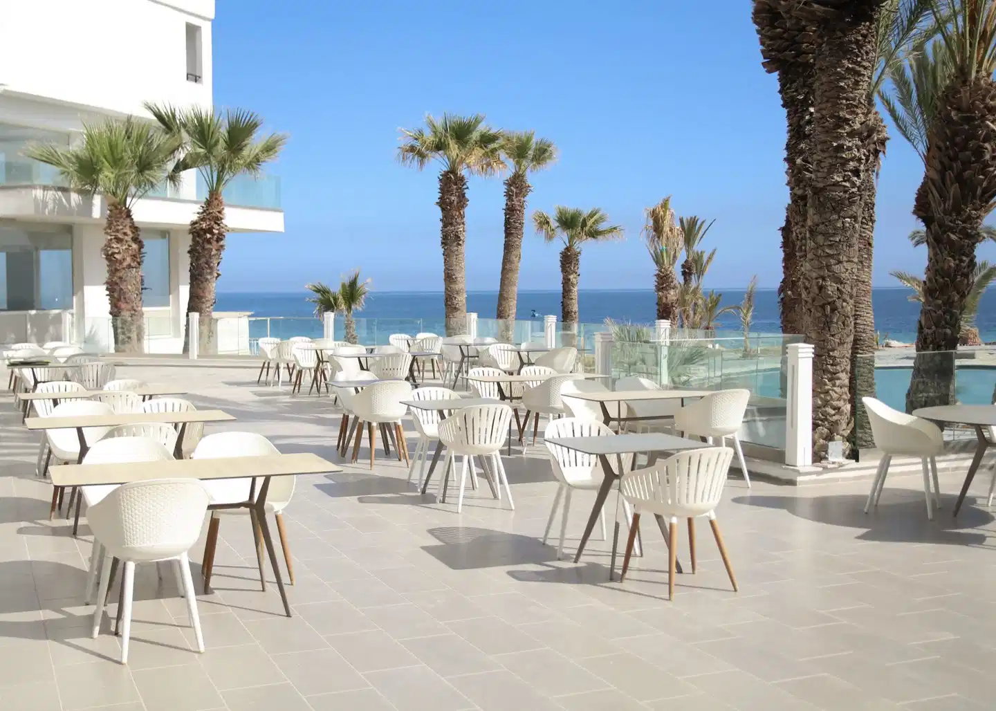 Blue Beach Golf & Spa Terrasse