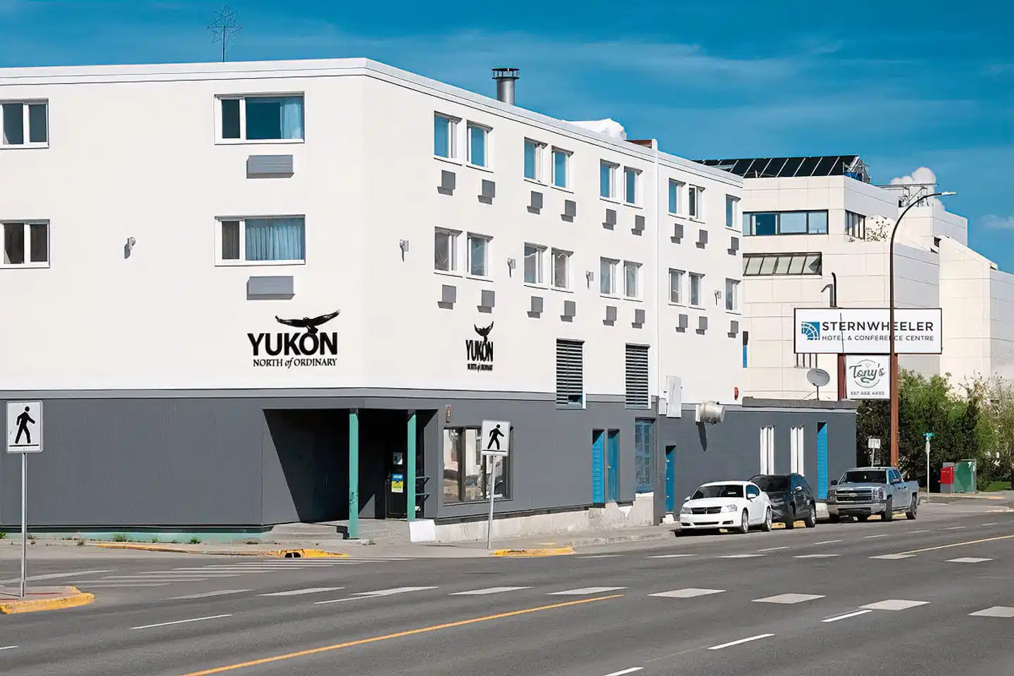 The Sternwheeler Hotel & Conference Centre Aussenansicht