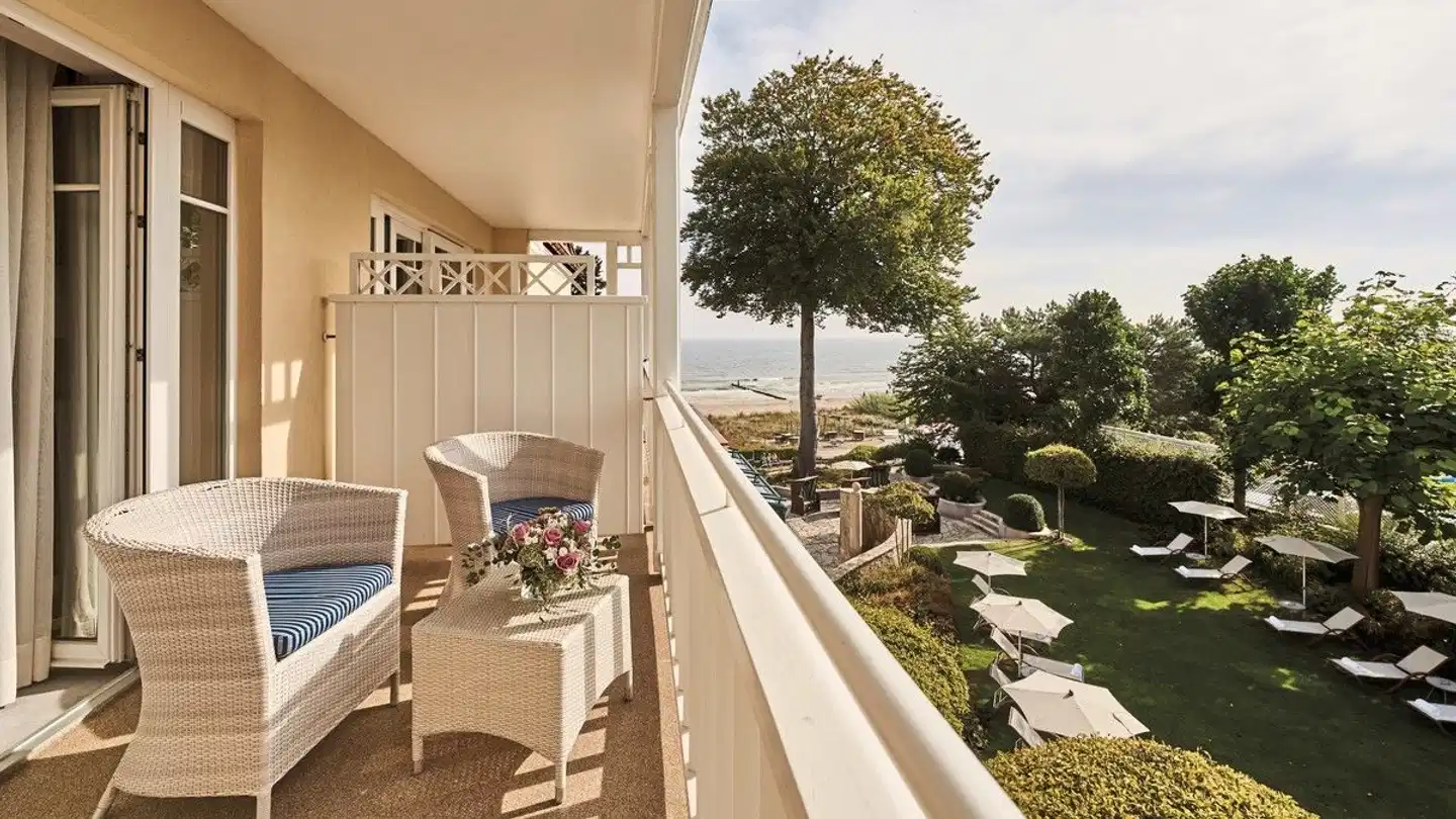 aja Strandhotel Bansin Terrasse