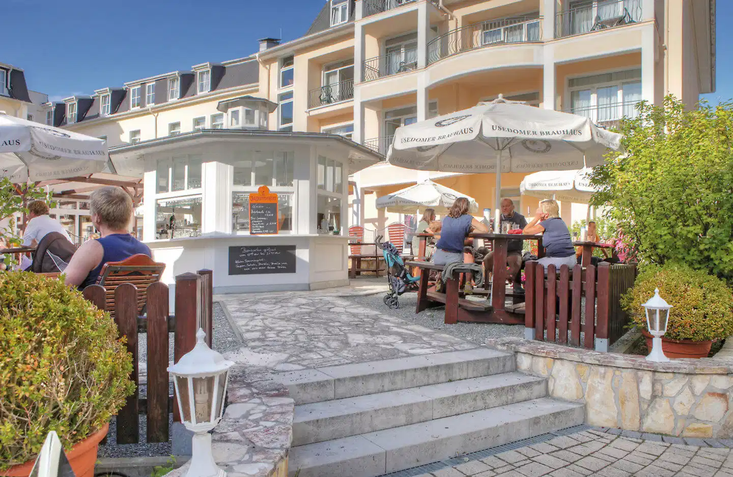 SEETELHOTEL Ostseeresidenz Heringsdorf Terrasse