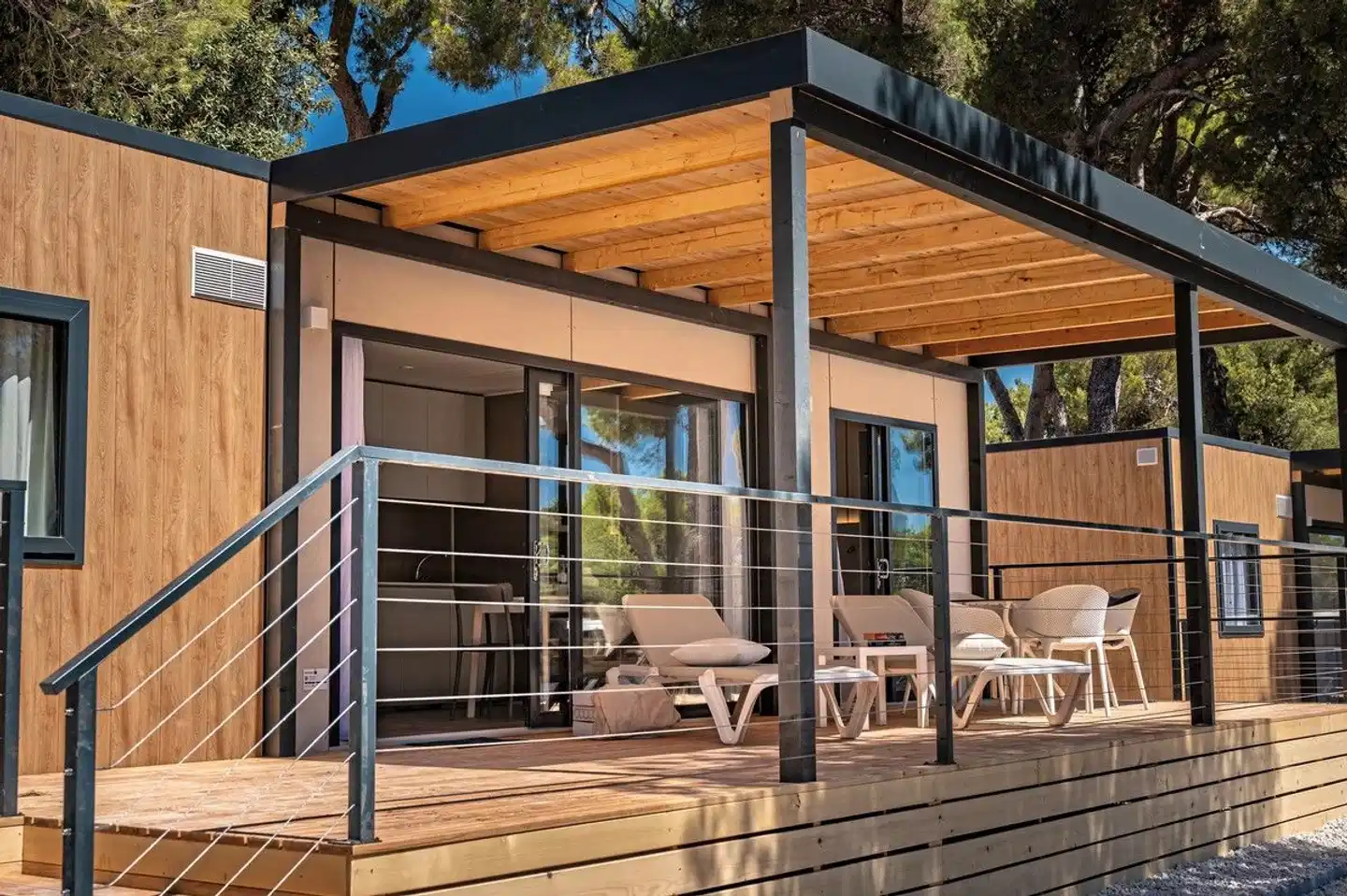 Camping Arena Stoja Terrasse