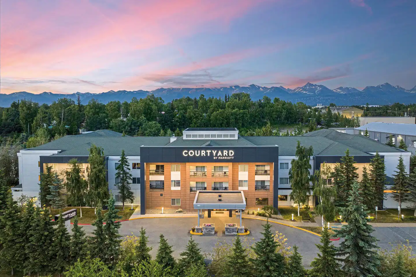 Courtyard by Marriott Anchorage Airport Garten