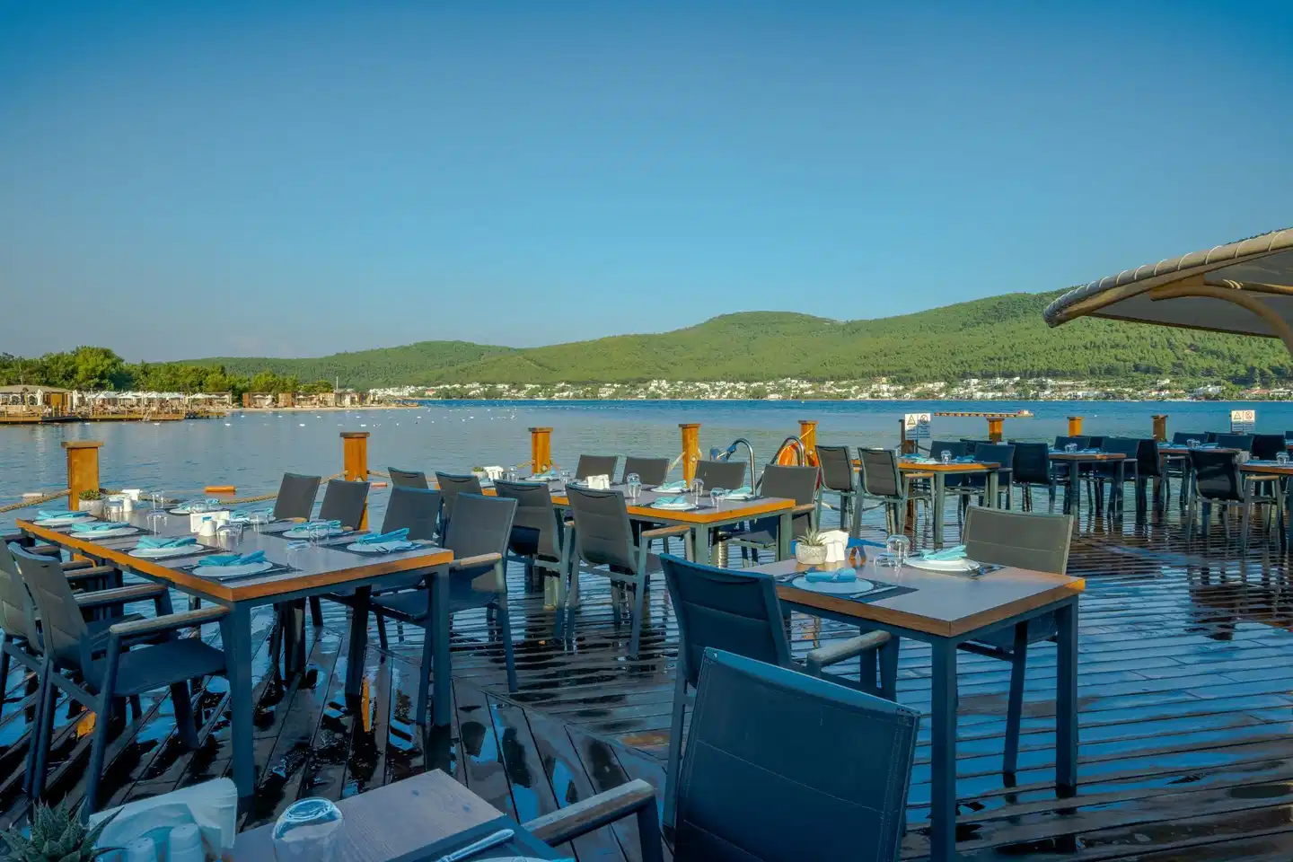 La Blanche Island Bodrum Terrasse