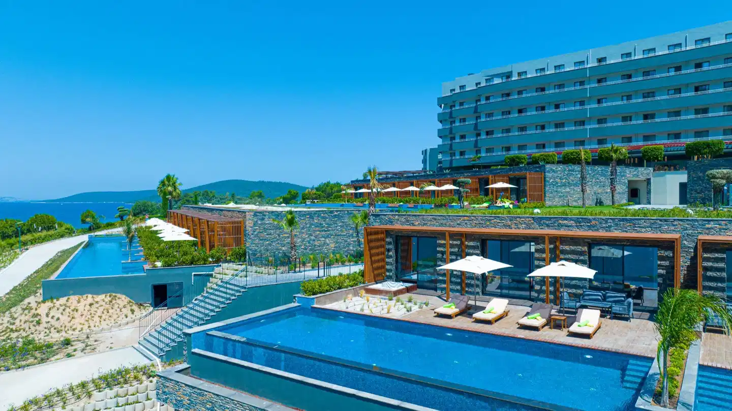 La Blanche Island Bodrum Terrasse