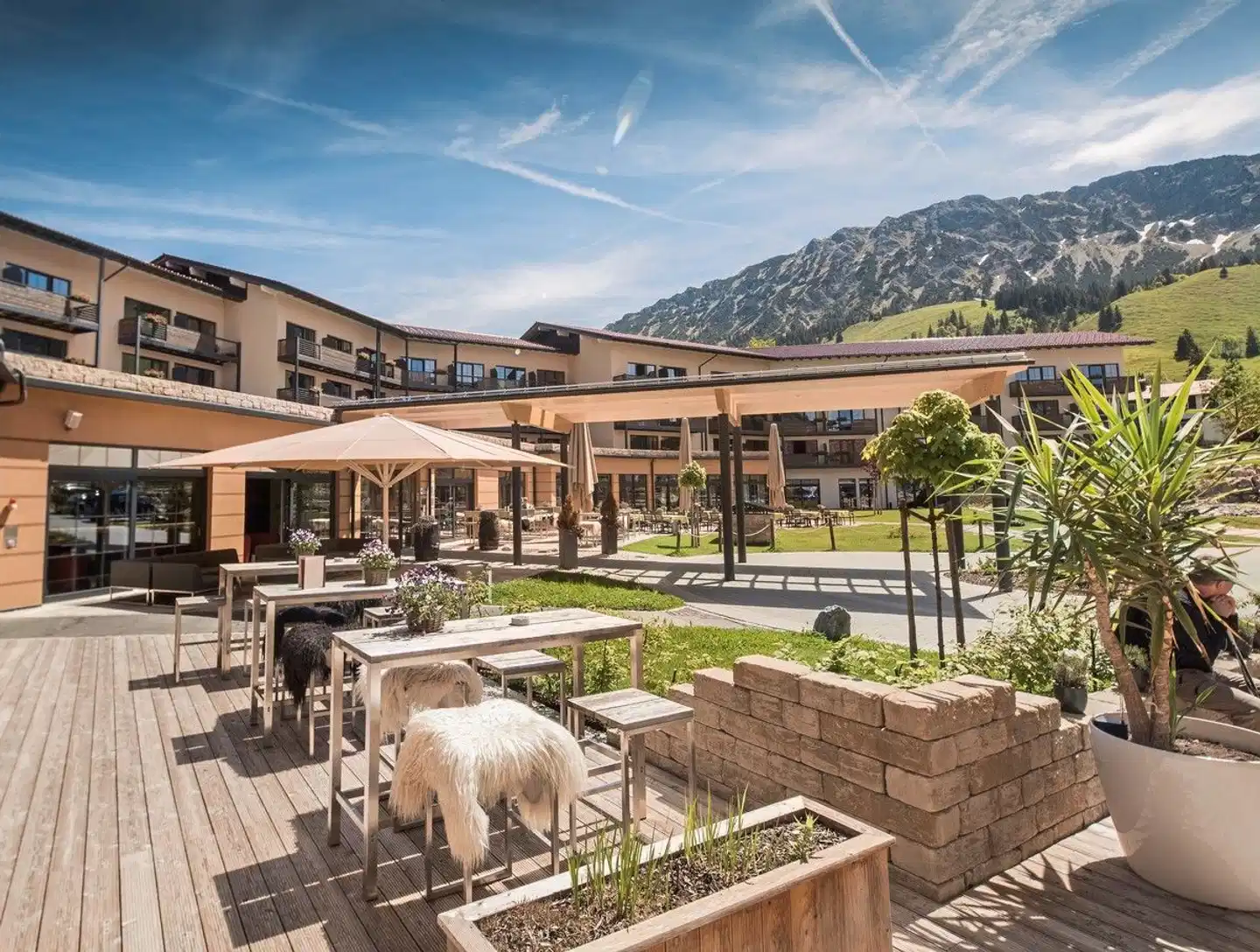 Panoramahotel Oberjoch Terrasse