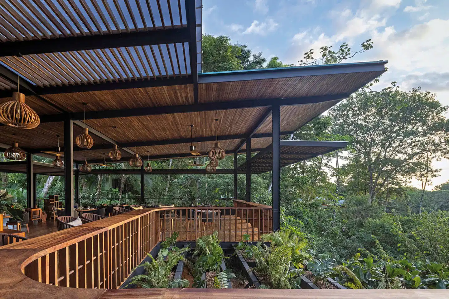 El Remanso Lodge Terrasse