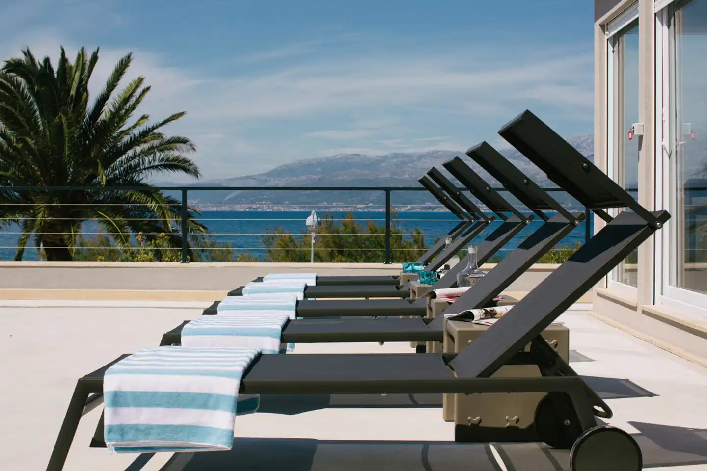 Osam Supetar Adults Only Terrasse