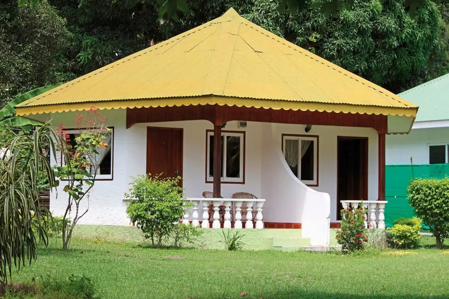 Chalets Bamboo Vert Aussenansicht