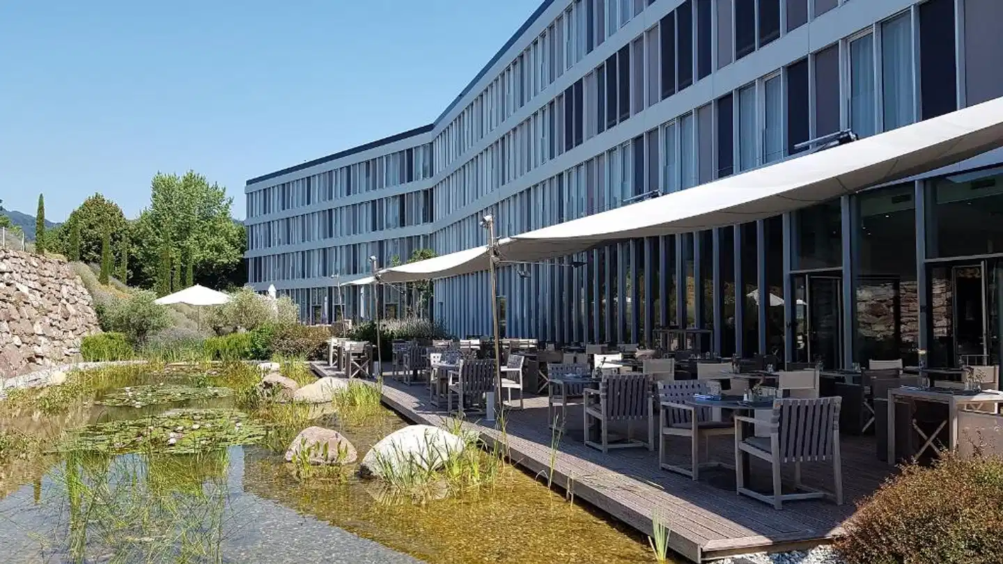 Modern Times Hotel Vevey Terrasse