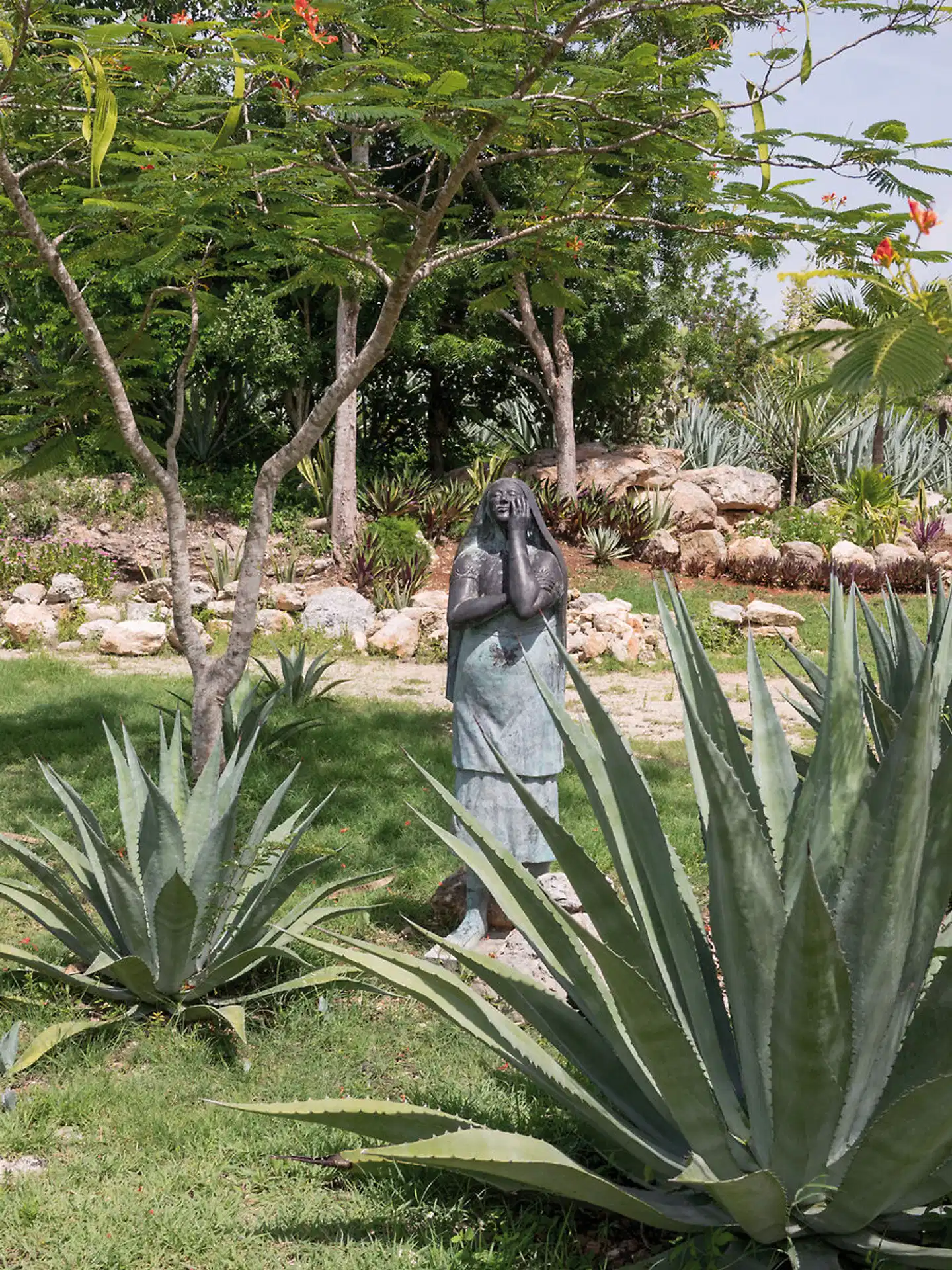 Hacienda Sotuta de Peón Garten