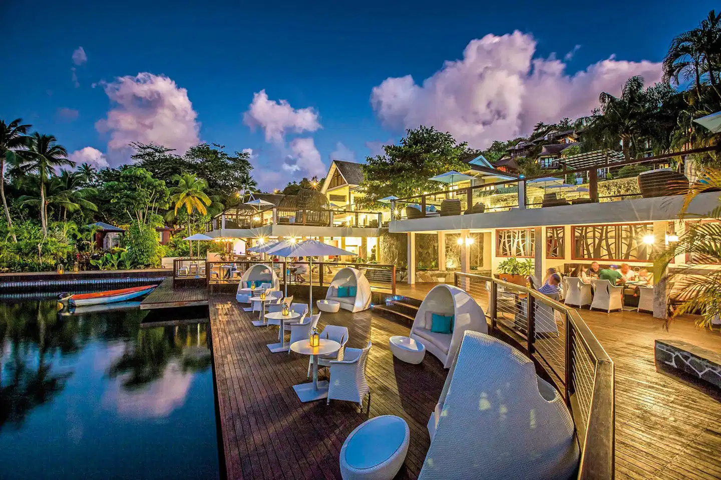 Zoëtry Marigot Bay St. Lucia Terrasse