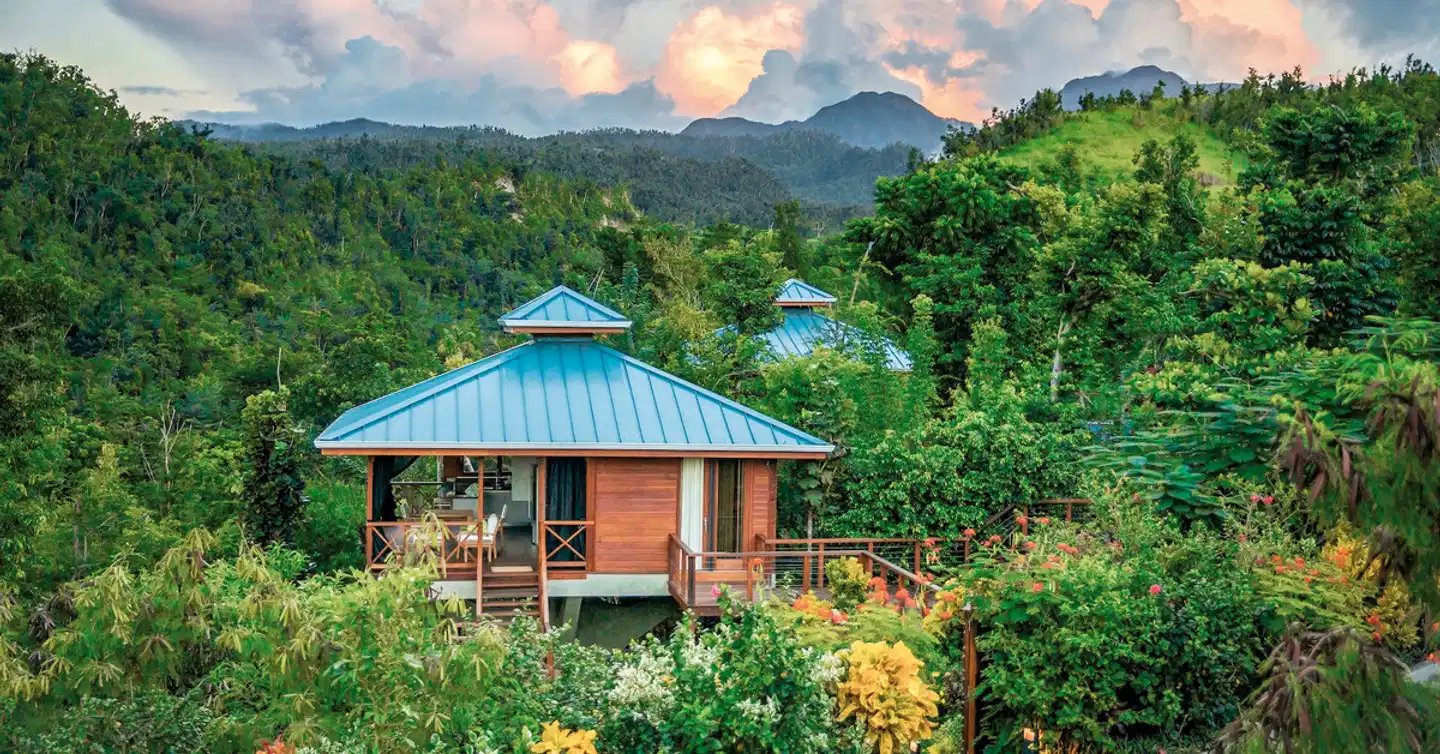 Secret Bay Dominica Garten