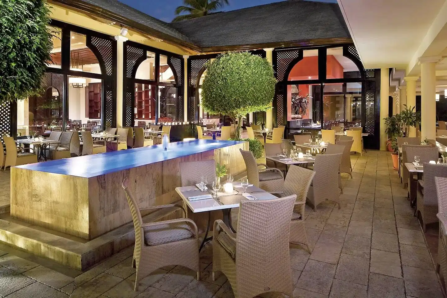 Melia Caribe Beach Resort Terrasse