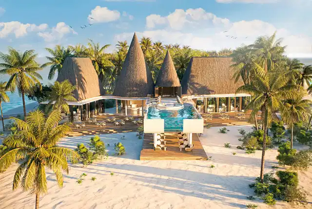 Meyyafushi Maldives Aussenansicht