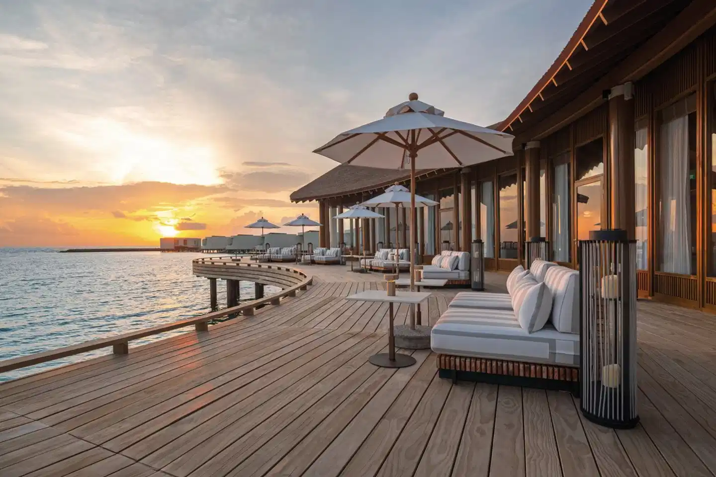 Centara Grand Lagoon Maldives Terrasse