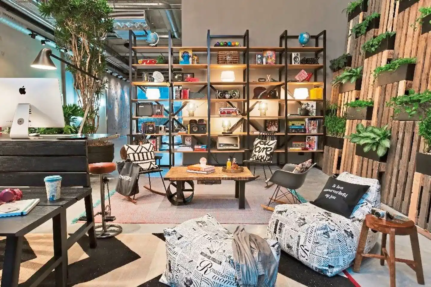 Moxy Amsterdam Houthavens Lobby