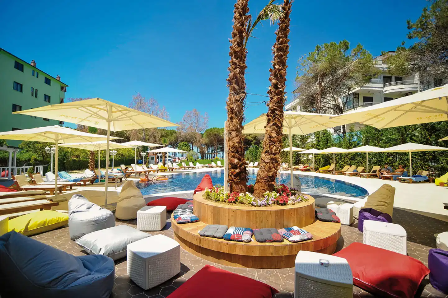 Sandy Beach Hotel Terrasse