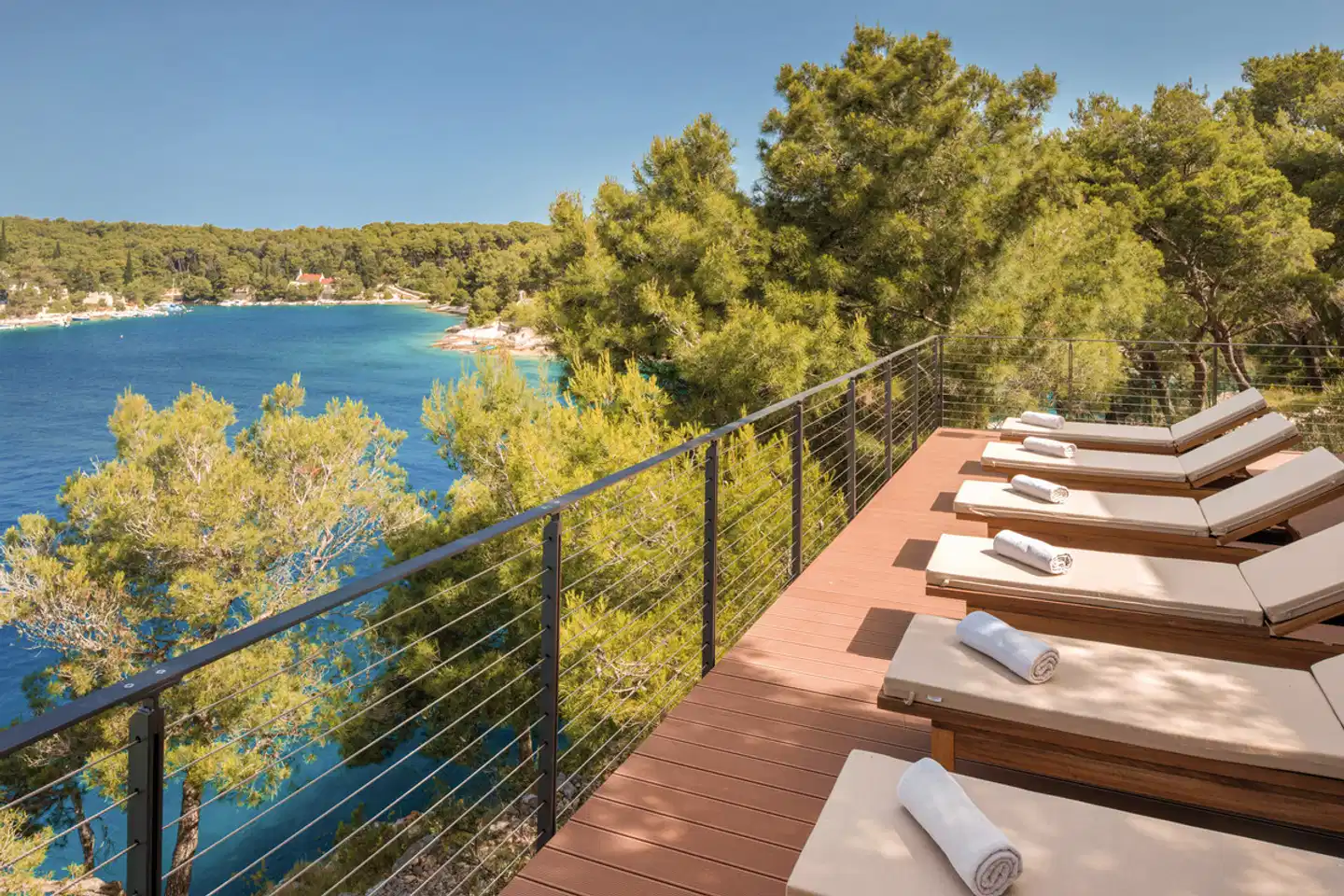 Gava Waterman Island Cottages Terrasse