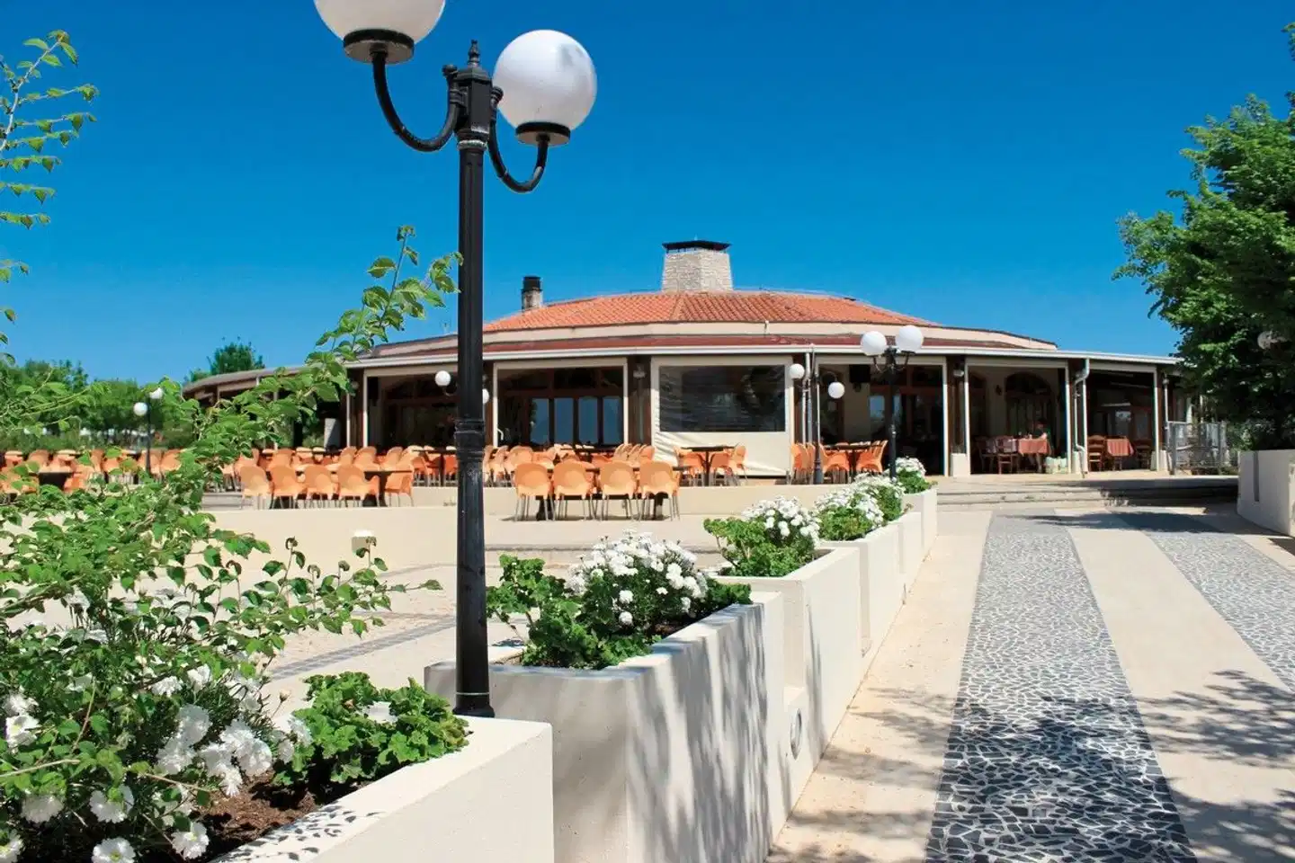 Bi Village Mobile Homes (by Happy Camp) Terrasse