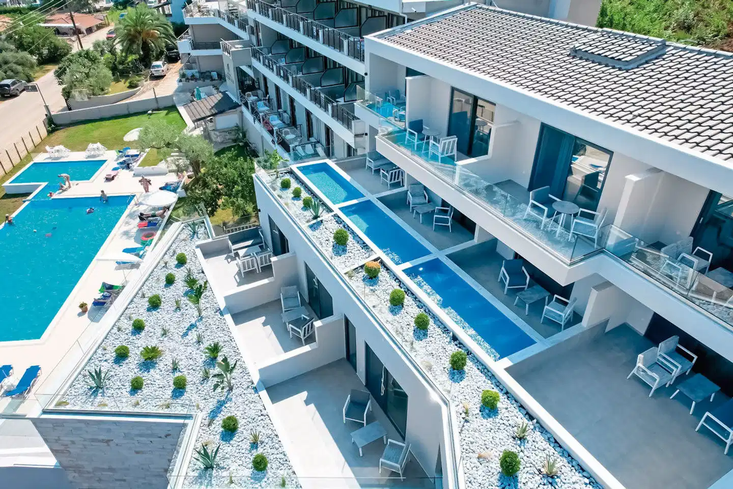 Aloe Elegant Suites Terrasse