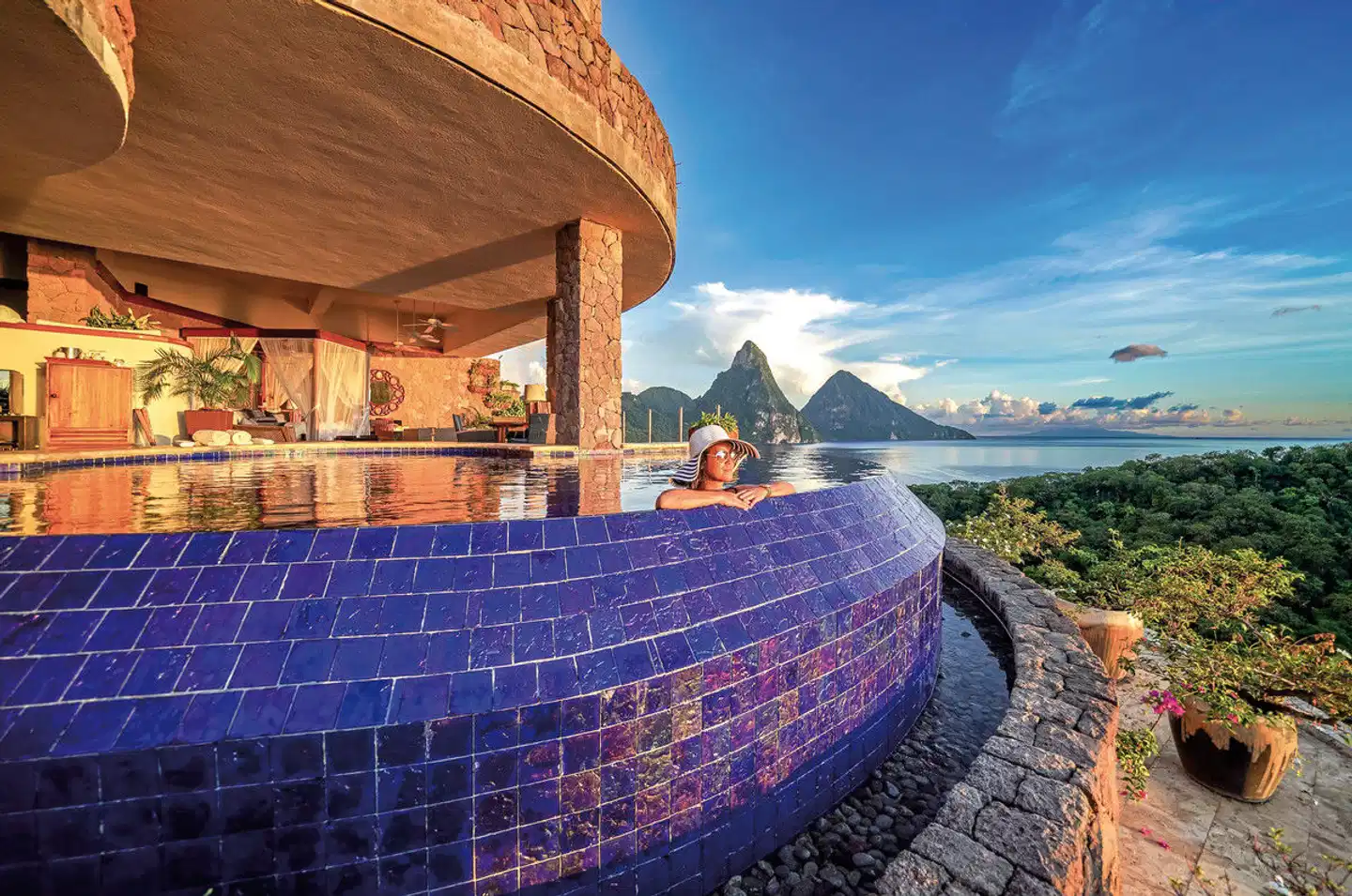 Jade Mountain Terrasse