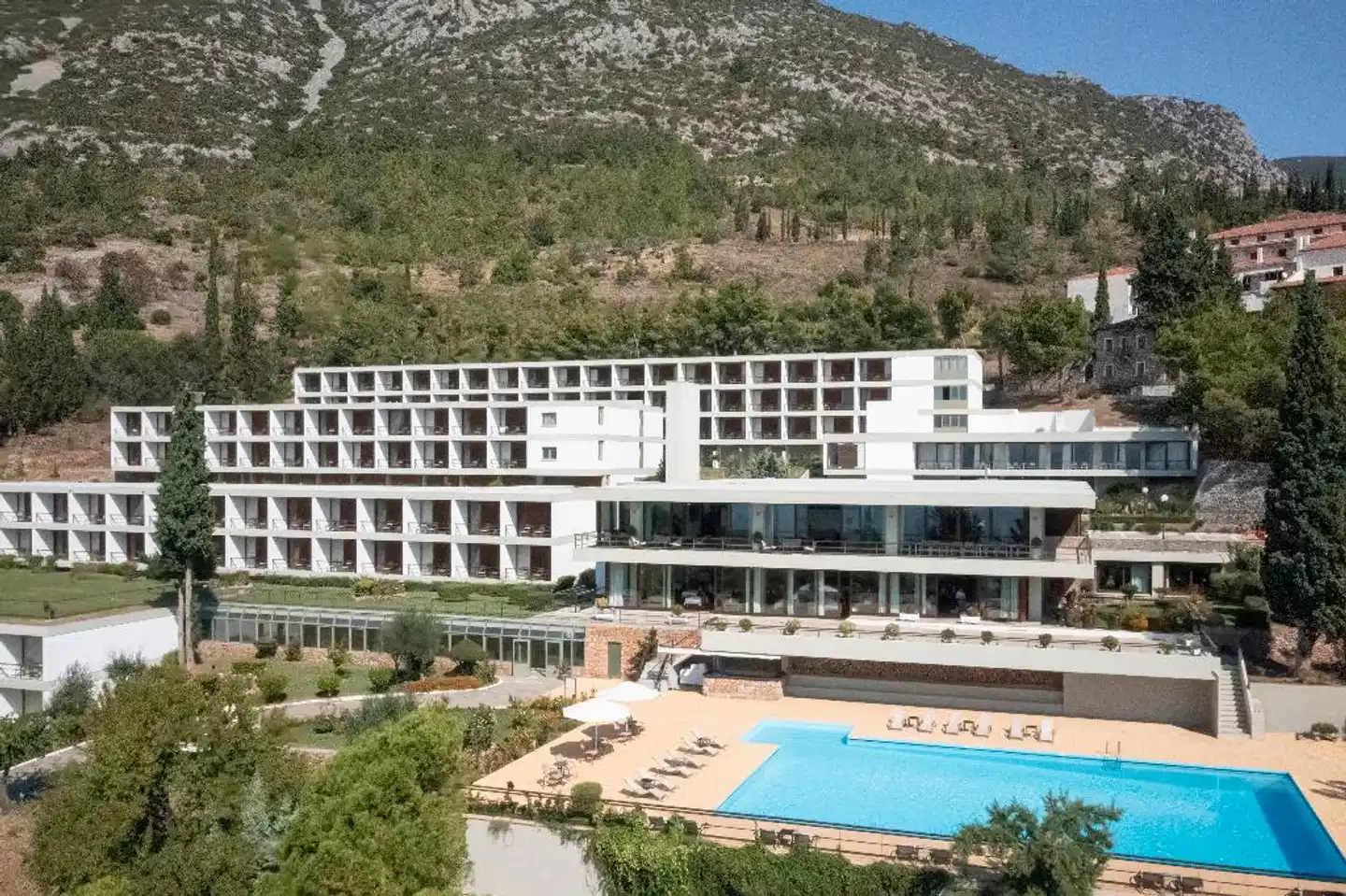 Amalia Hotel Delphi Aussenansicht