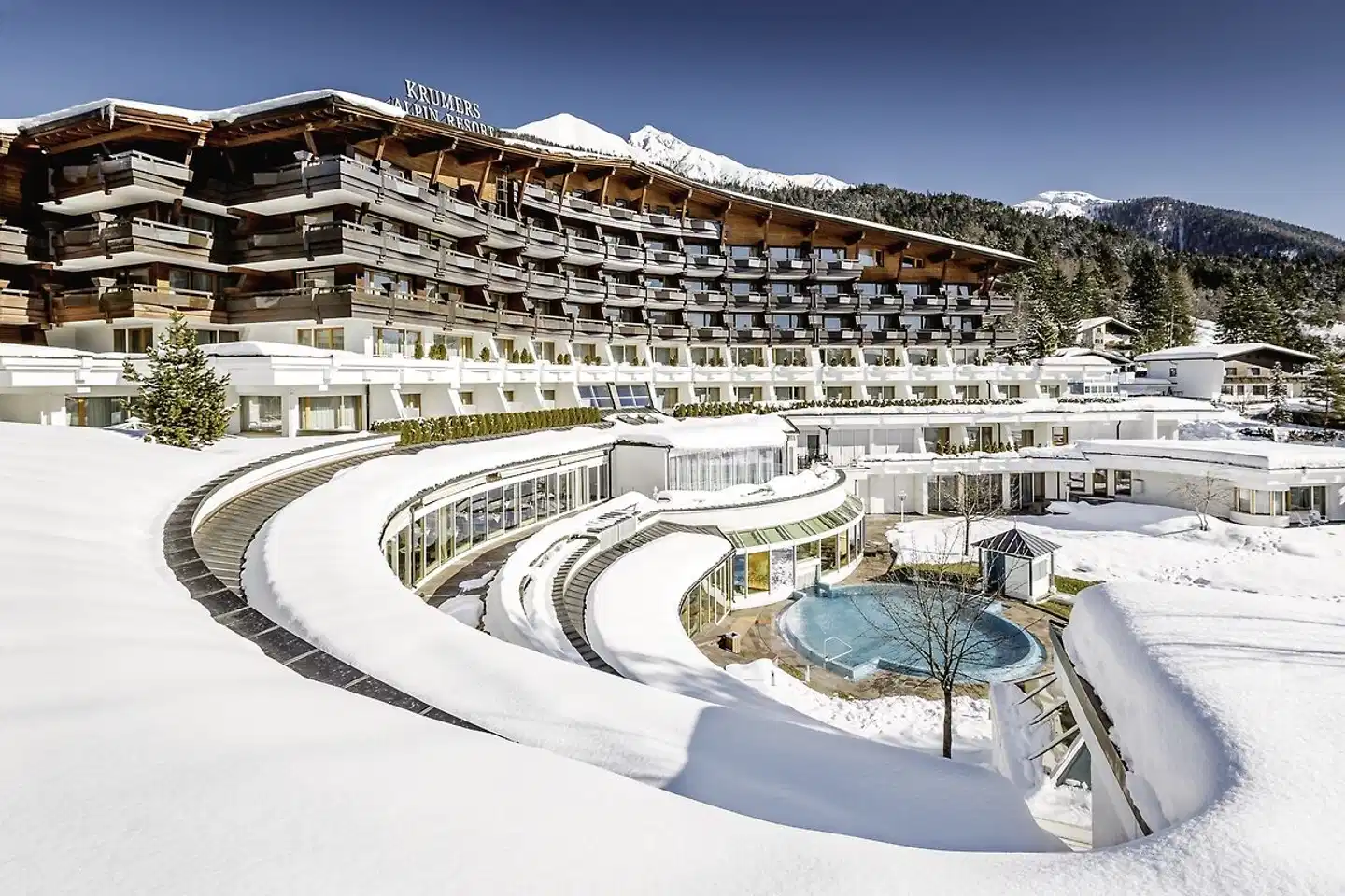 Krumers Alpin - Your Mountain Oasis Terrasse