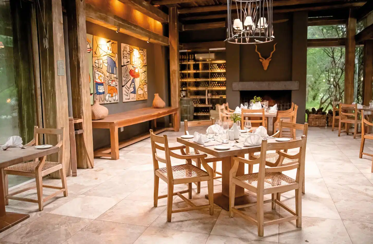 Kapama Private Game Reserve Restaurant