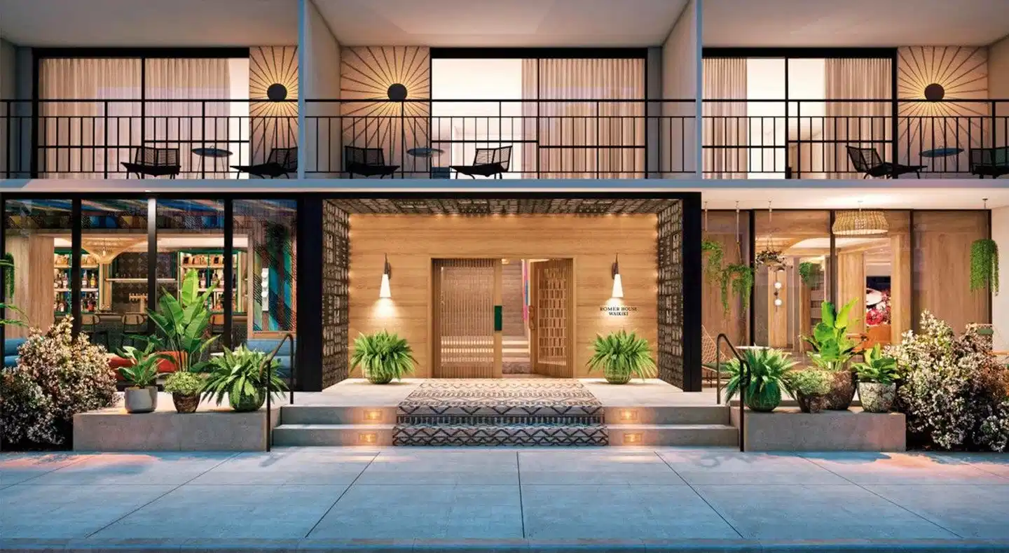 Romer House Waikiki Aussenansicht